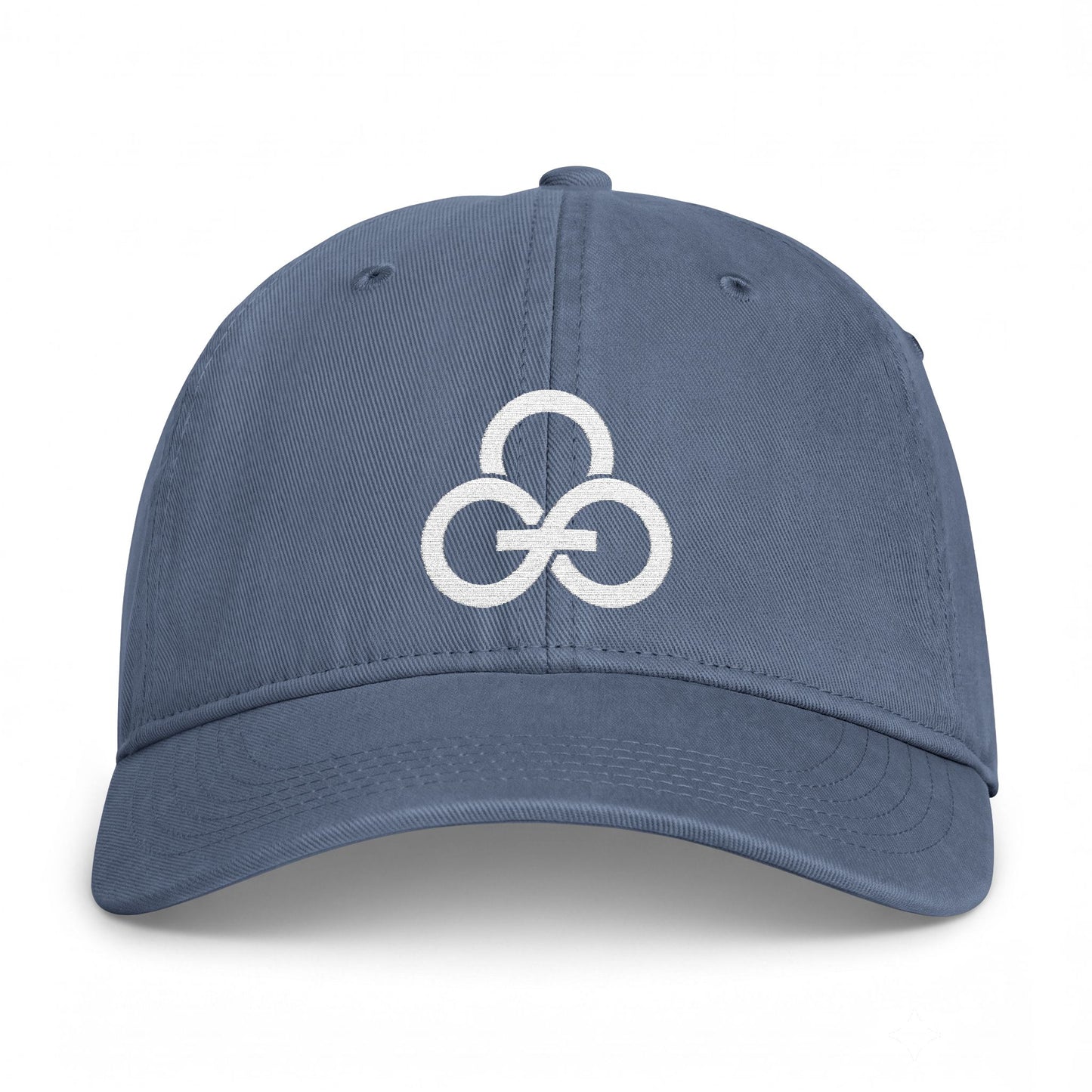 GGC White Logo Cap | Washed Coastal Baseball Hat