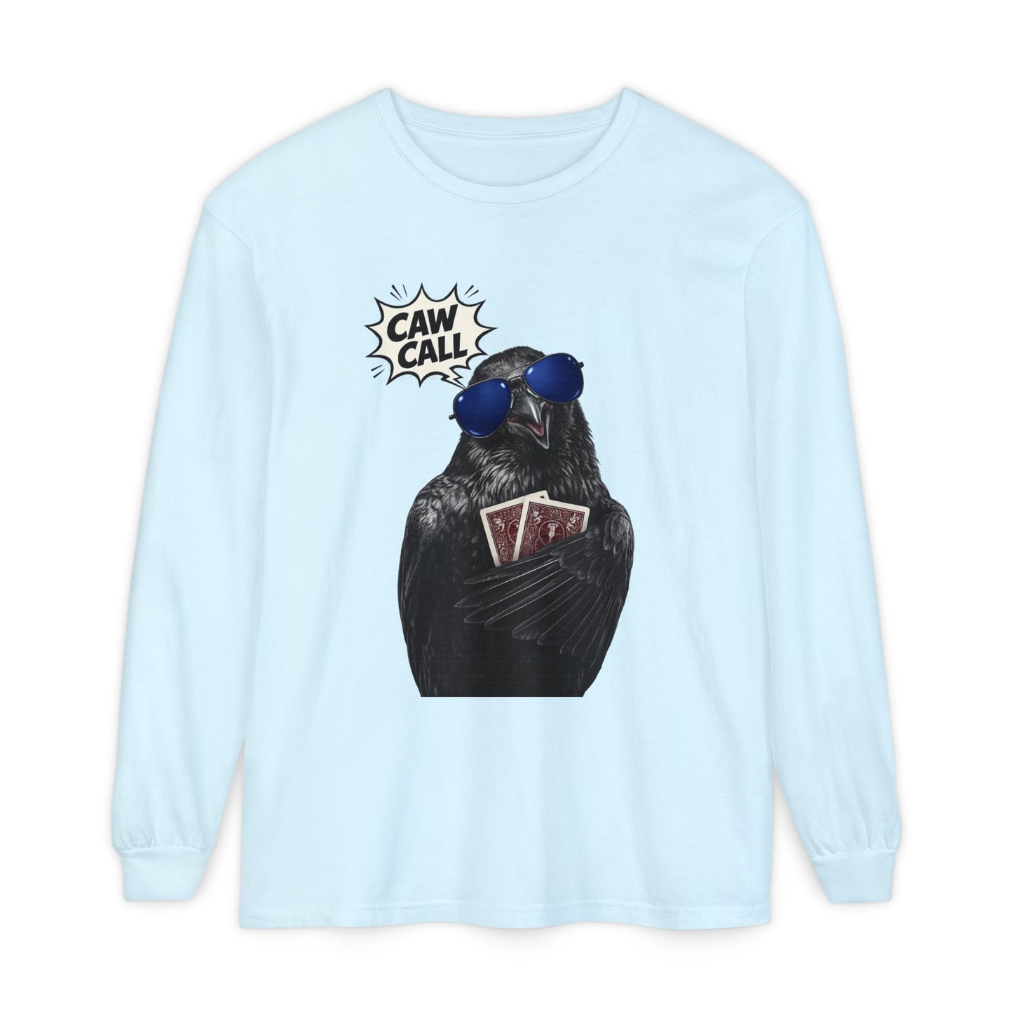 GGC Caw Call Crow Poker Shirt | Long Sleeve Shirt
