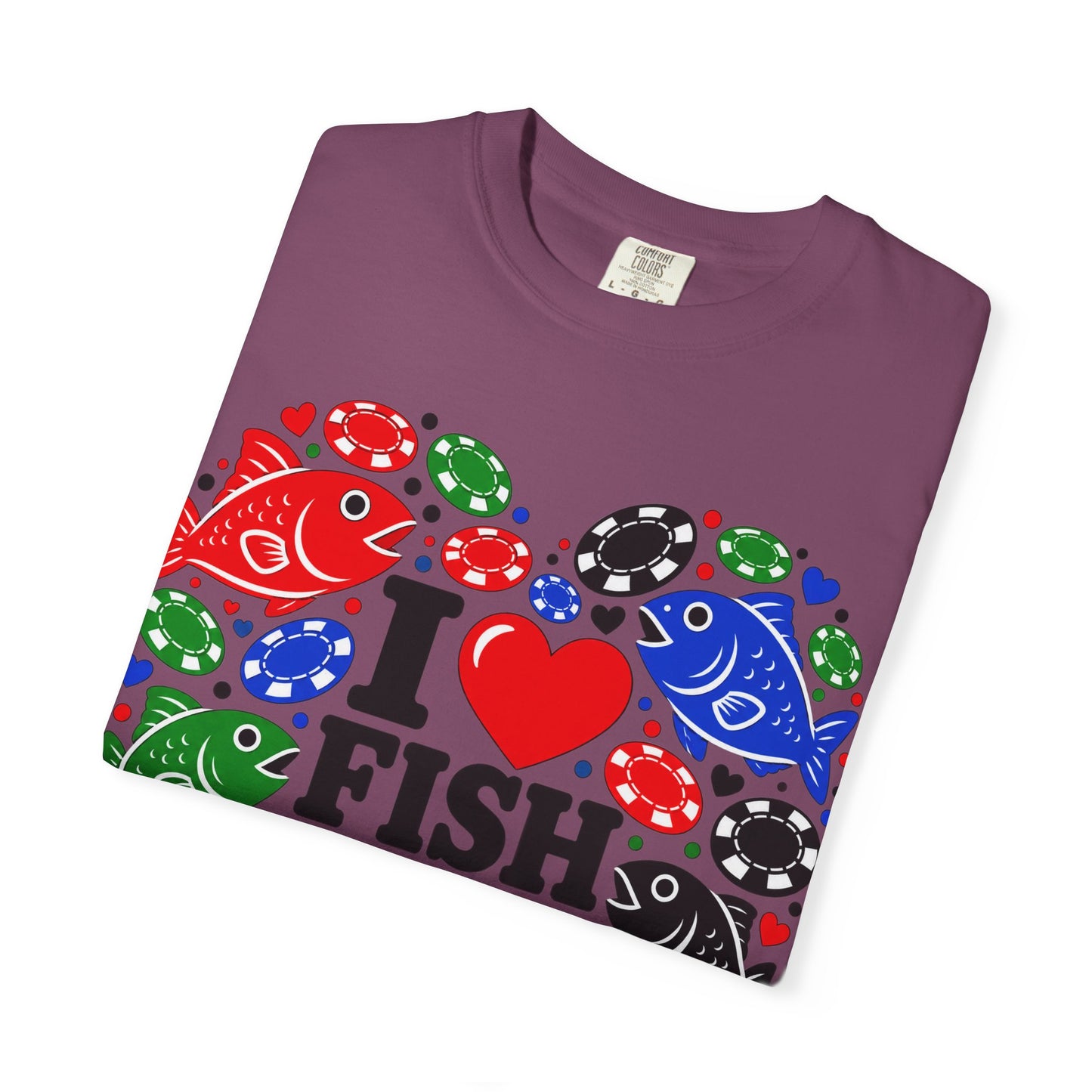 GGC [I Love Fish & Chips] Poker Shirt — T-Shirt