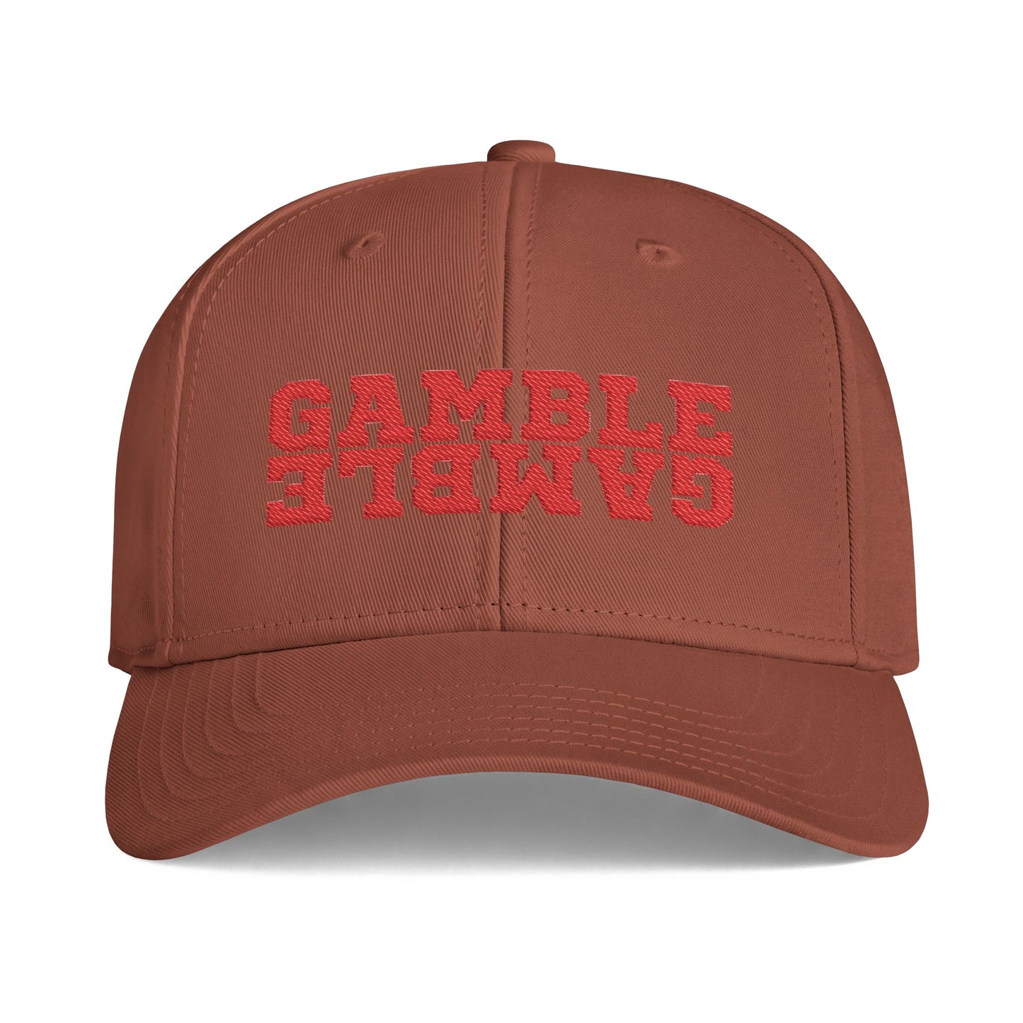 GGC [RED Gamble Gamble] Poker Hat — Structured Snapback