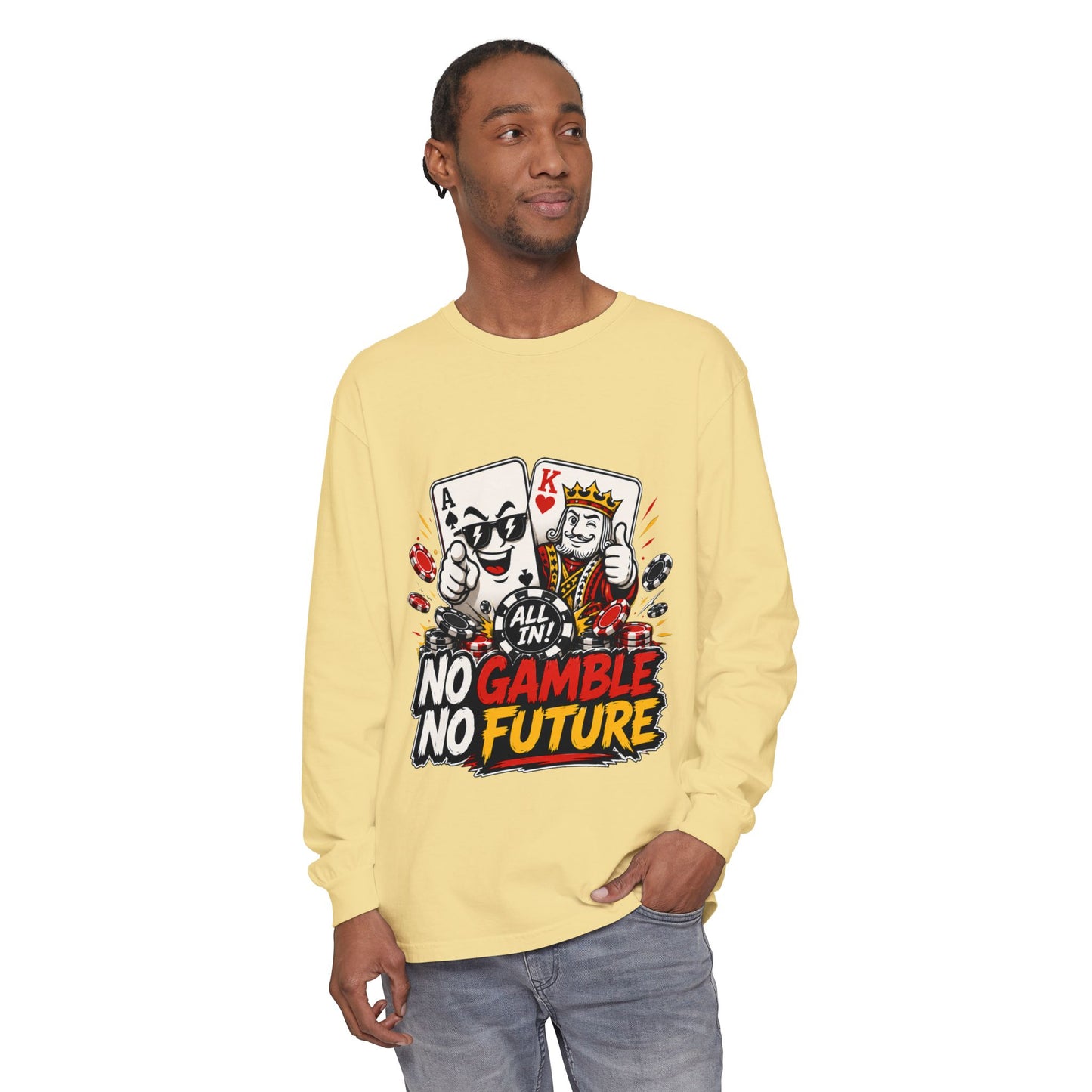 GGC No Gamble No Future | Long Sleeve Shirt