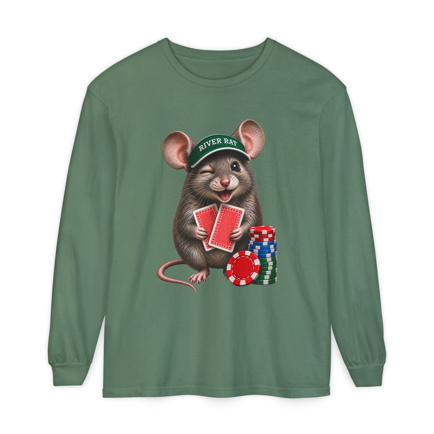 GGC [River Rat] Poker Shirt — Long Sleeve Shirt