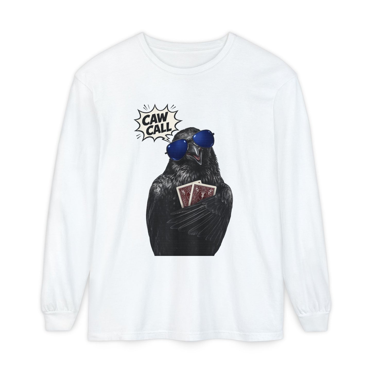 GGC Caw Call Crow Poker Shirt | Long Sleeve Shirt