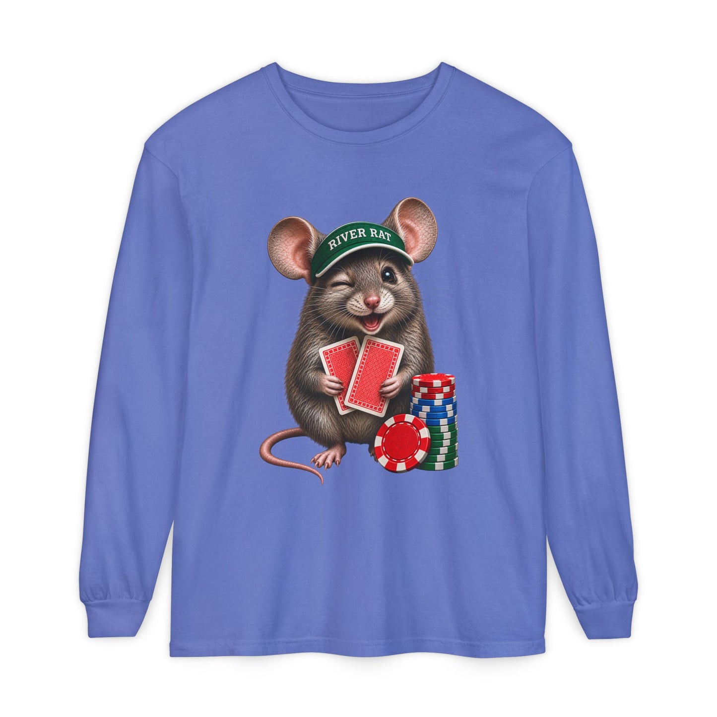 GGC [River Rat] Poker Shirt — Long Sleeve Shirt
