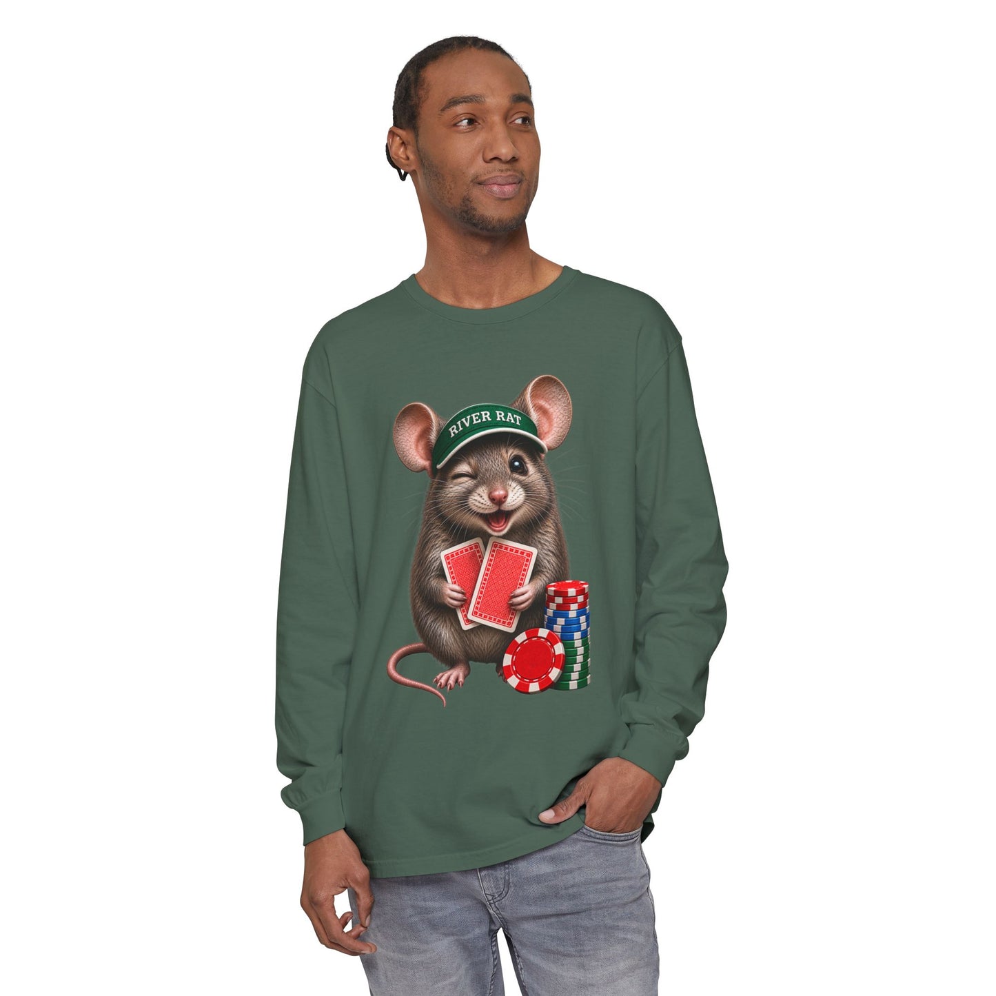 GGC [River Rat] Poker Shirt — Long Sleeve Shirt