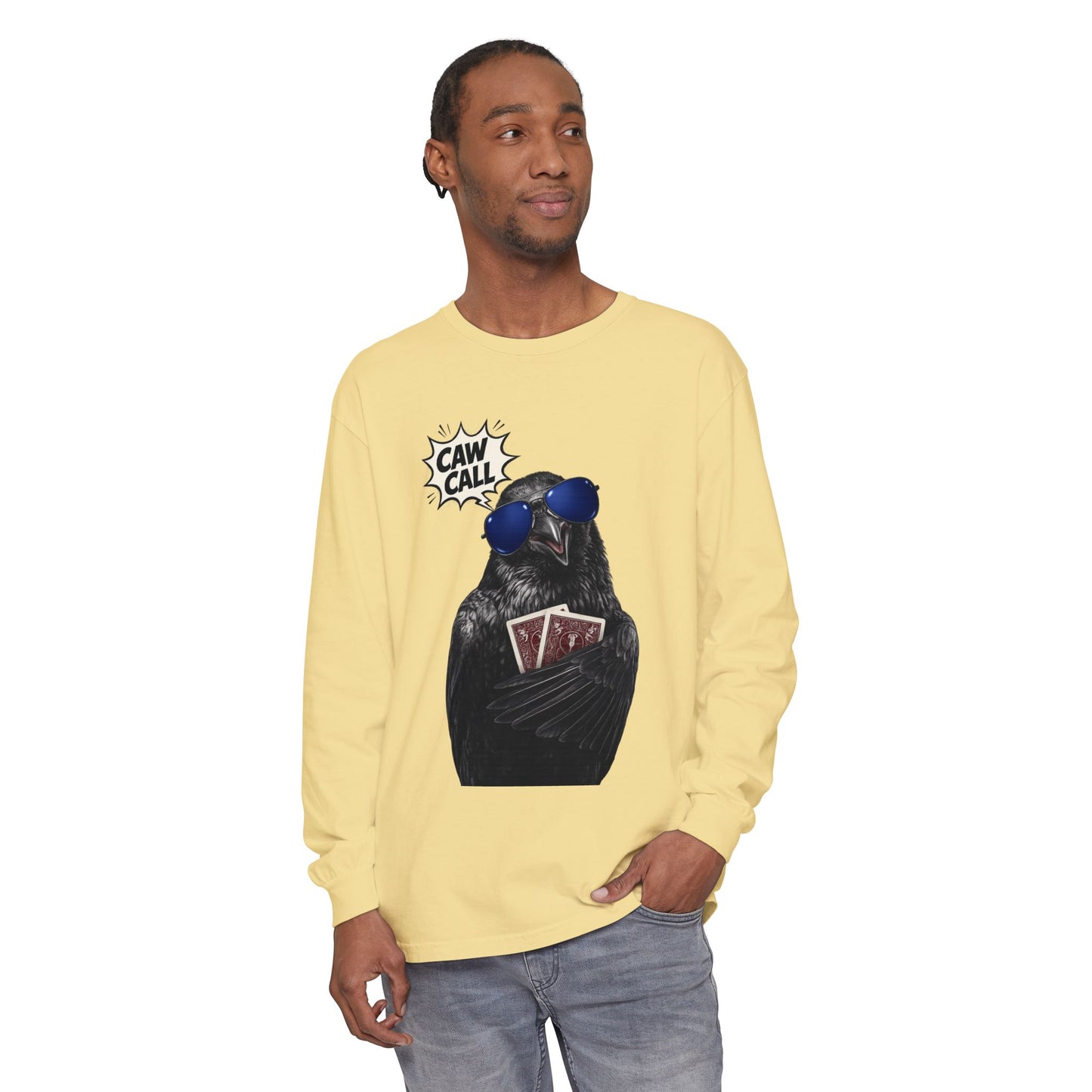 GGC Caw Call Crow Poker Shirt | Long Sleeve Shirt
