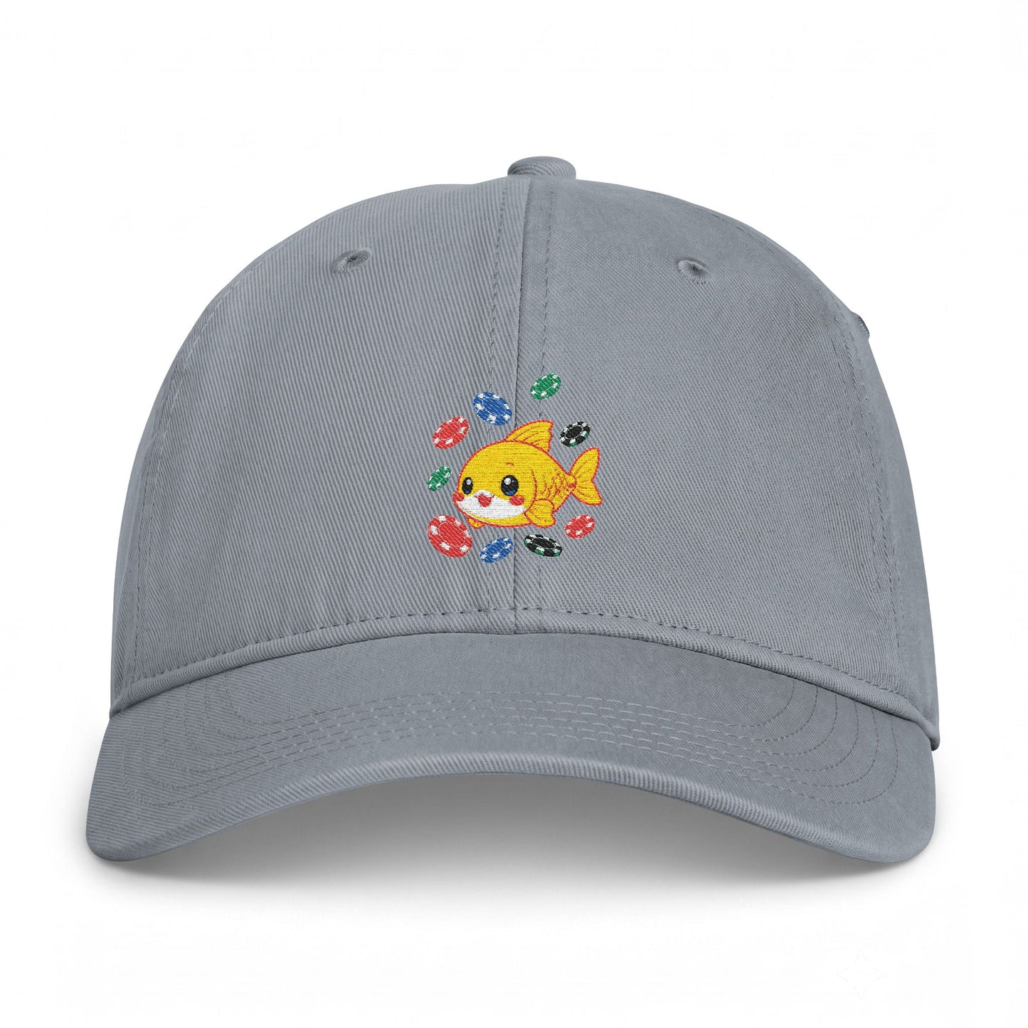 GGC Poker Fish Cap | Washed Coastal Dad Hat