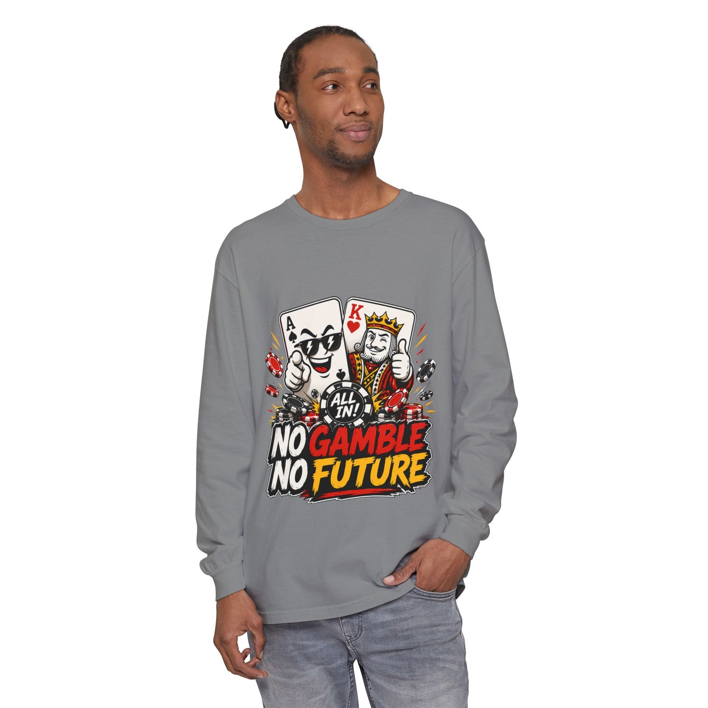 GGC No Gamble No Future | Long Sleeve Shirt