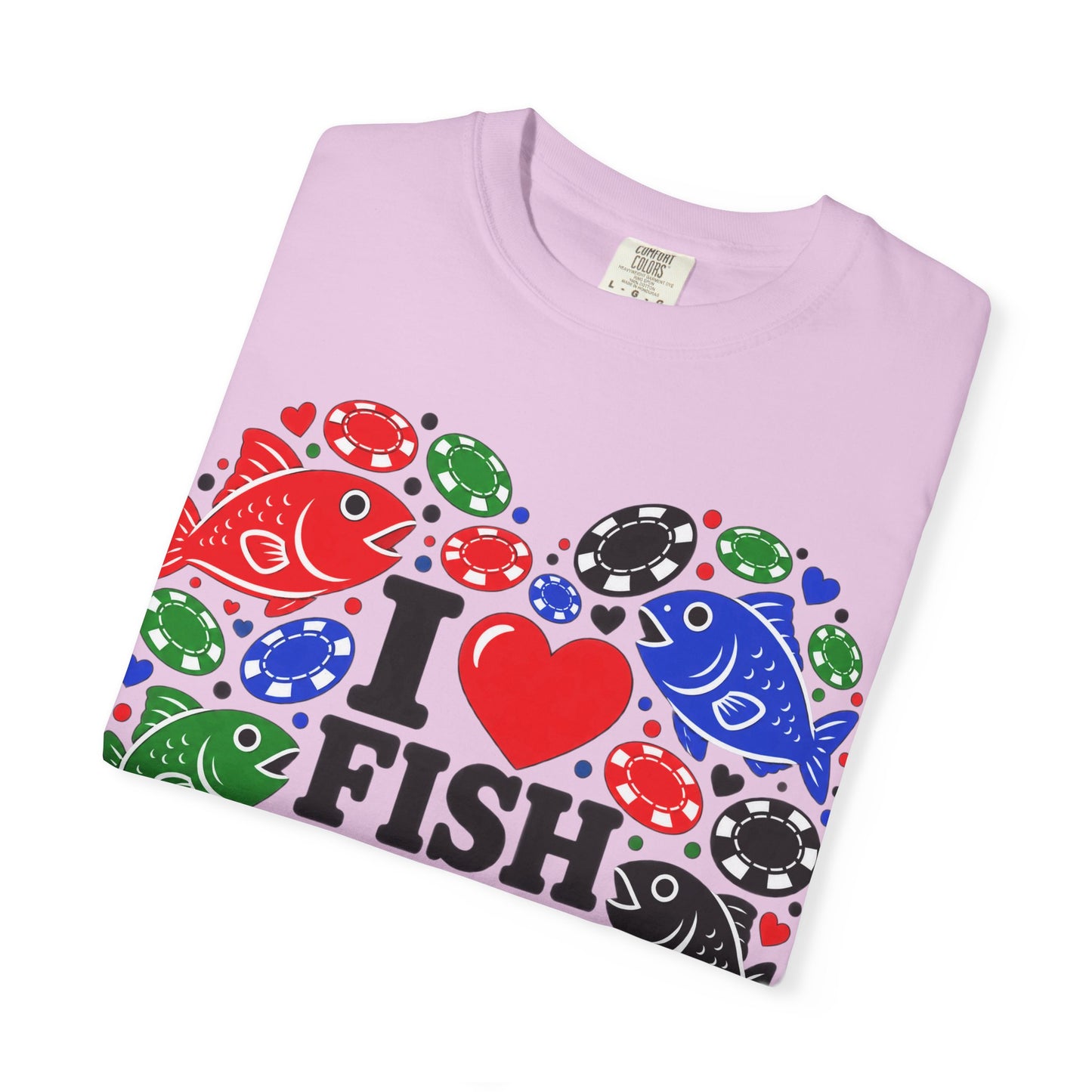 GGC [I Love Fish & Chips] Poker Shirt — T-Shirt