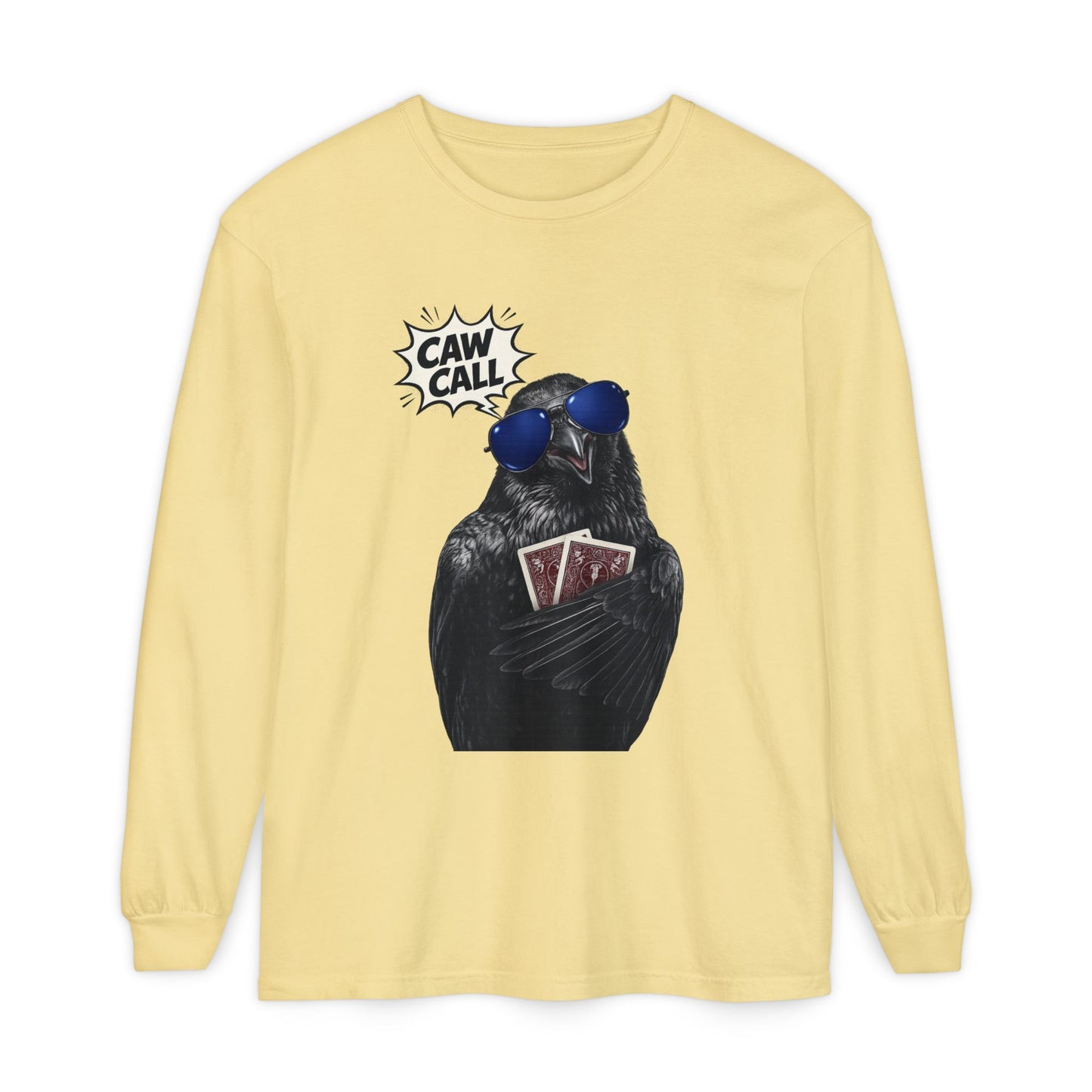 GGC Caw Call Crow Poker Shirt | Long Sleeve Shirt