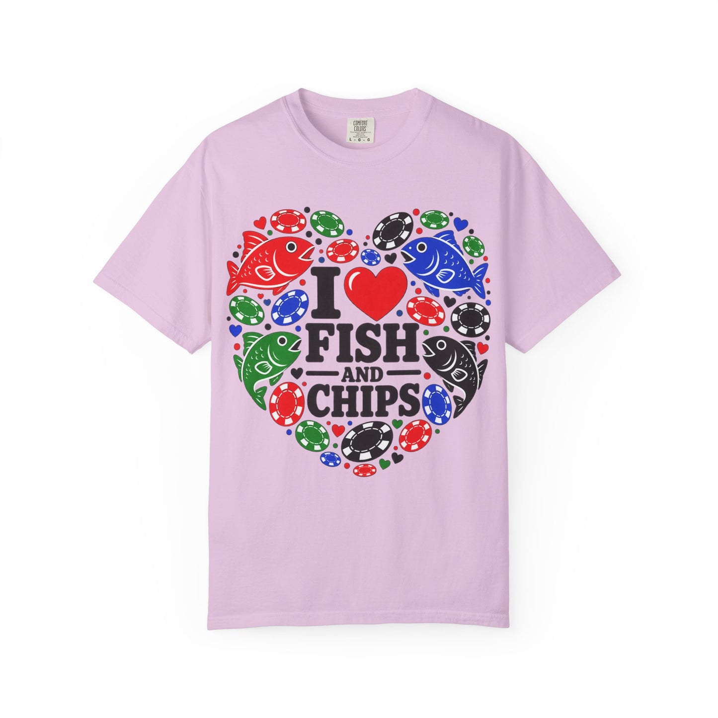 GGC [I Love Fish & Chips] Poker Shirt — T-Shirt