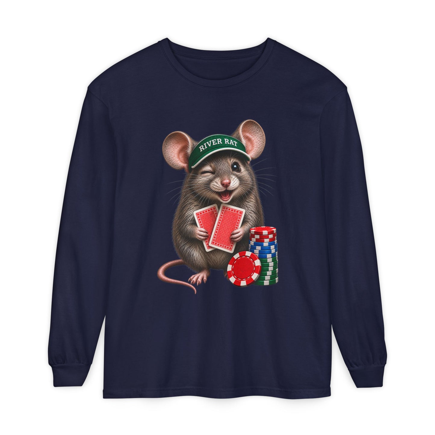 GGC [River Rat] Poker Shirt — Long Sleeve Shirt