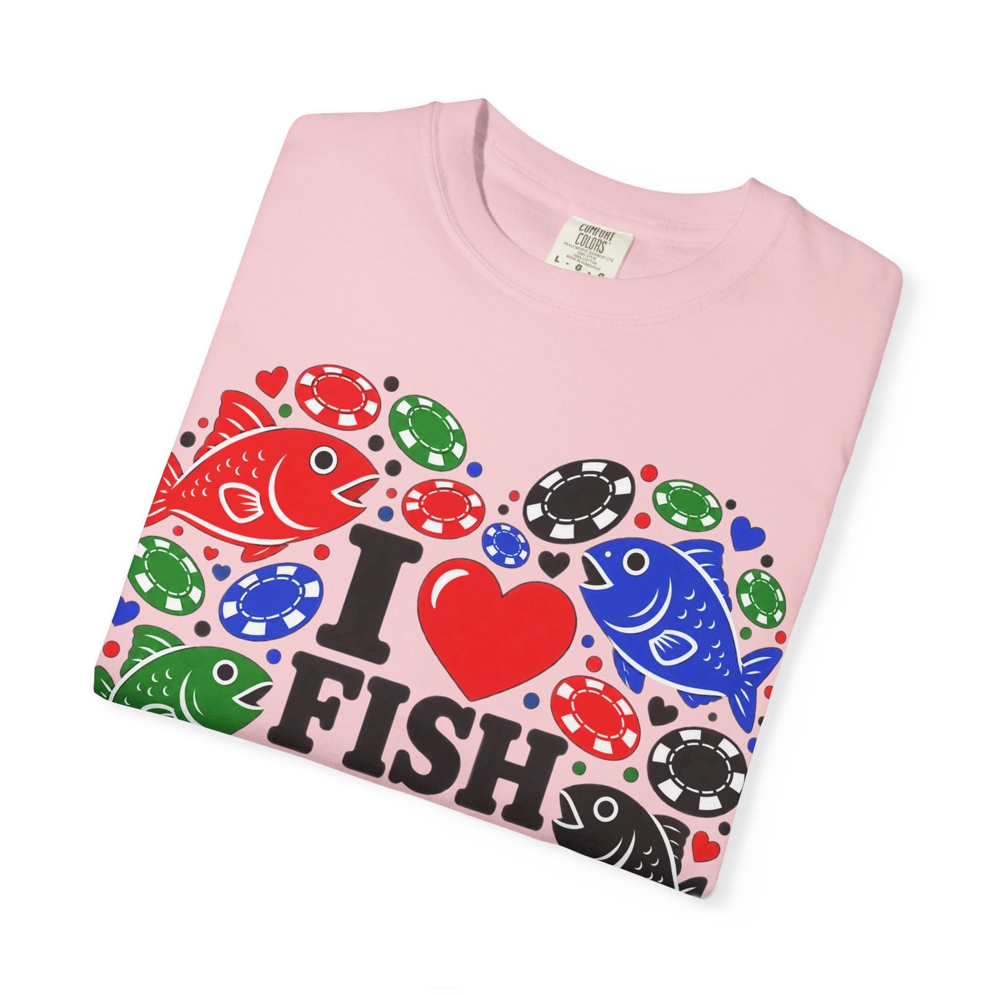 GGC [I Love Fish & Chips] Poker Shirt — T-Shirt