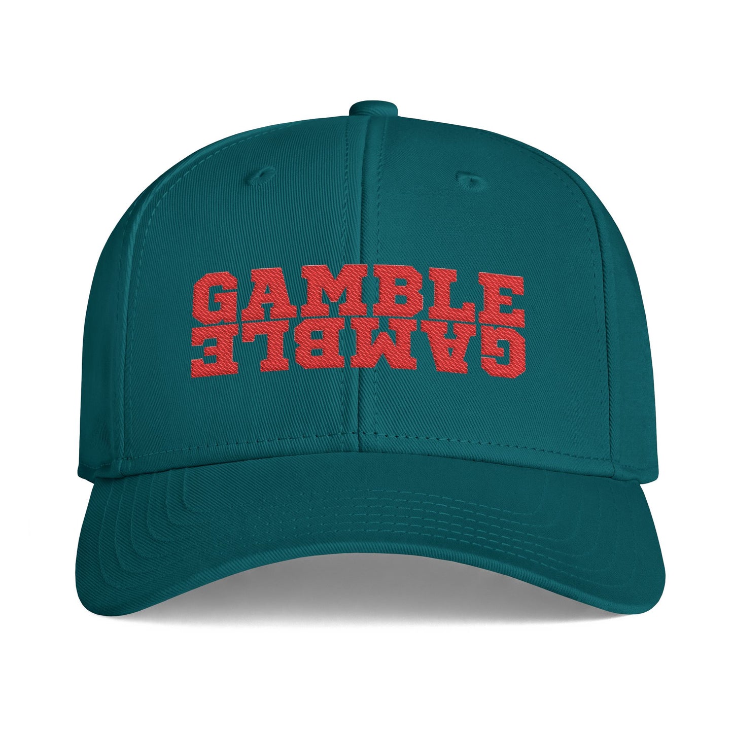 GGC [RED Gamble Gamble] Poker Hat — Structured Snapback