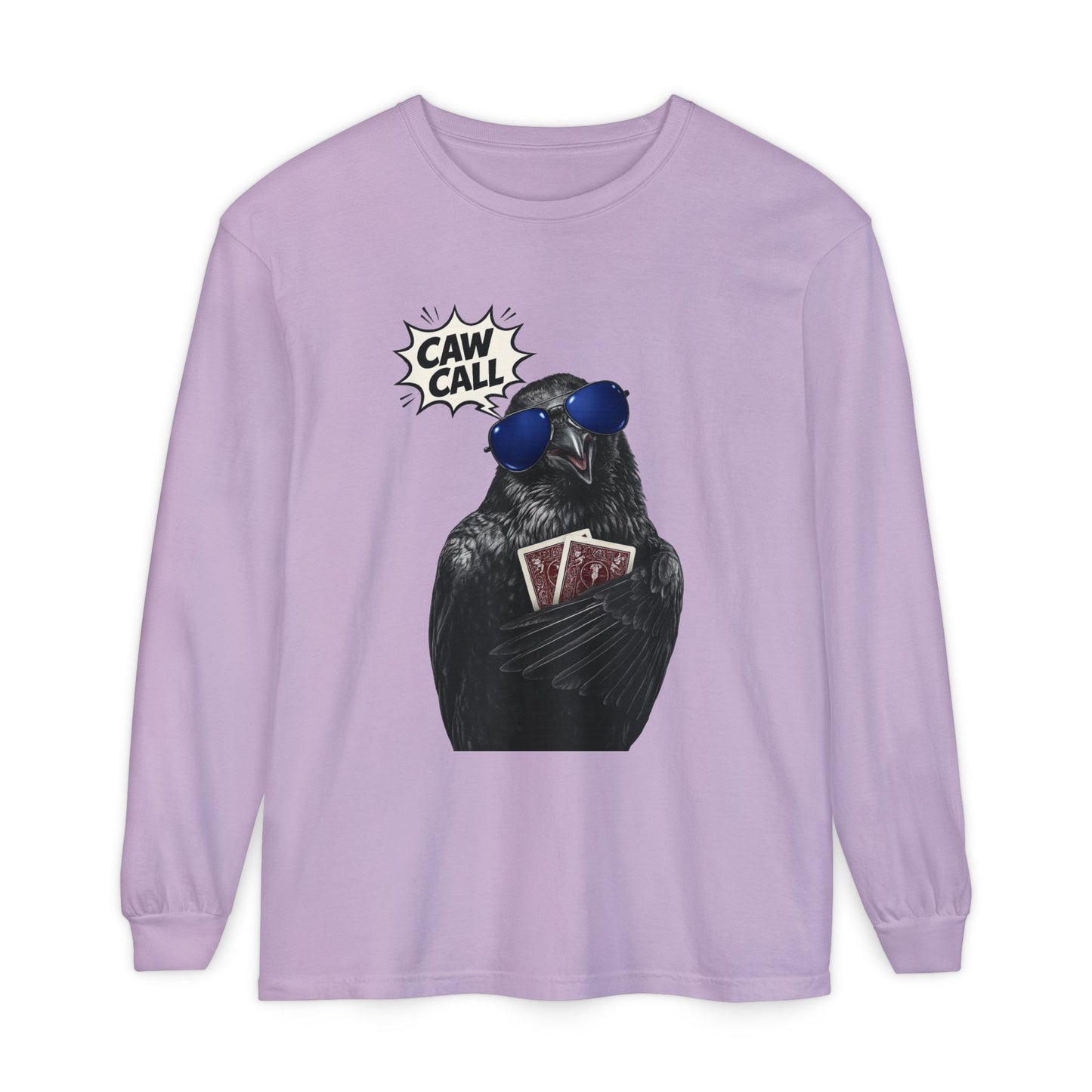 GGC Caw Call Crow Poker Shirt | Long Sleeve Shirt