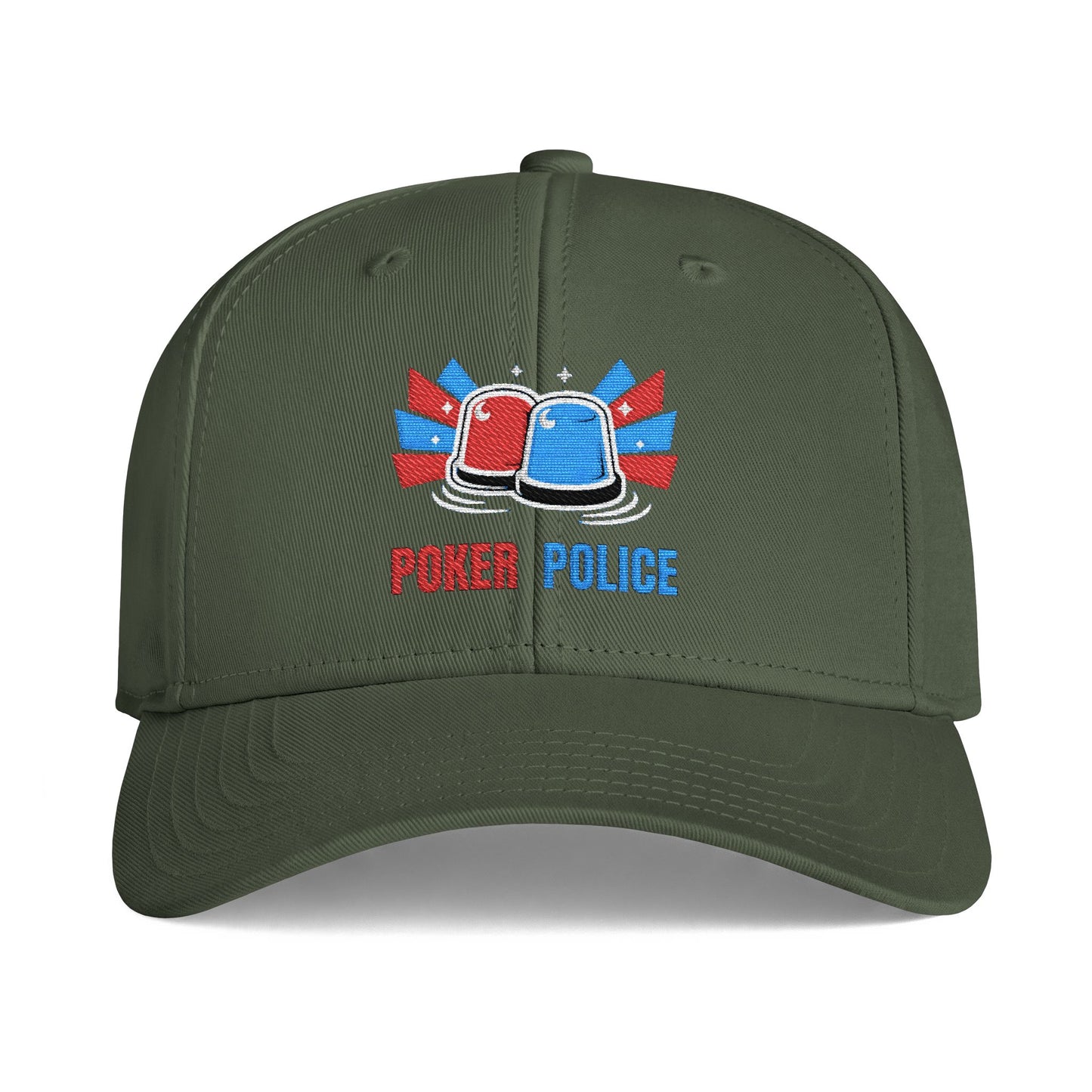 GGC [Poker Police] Poker Hat — Structured Snapback