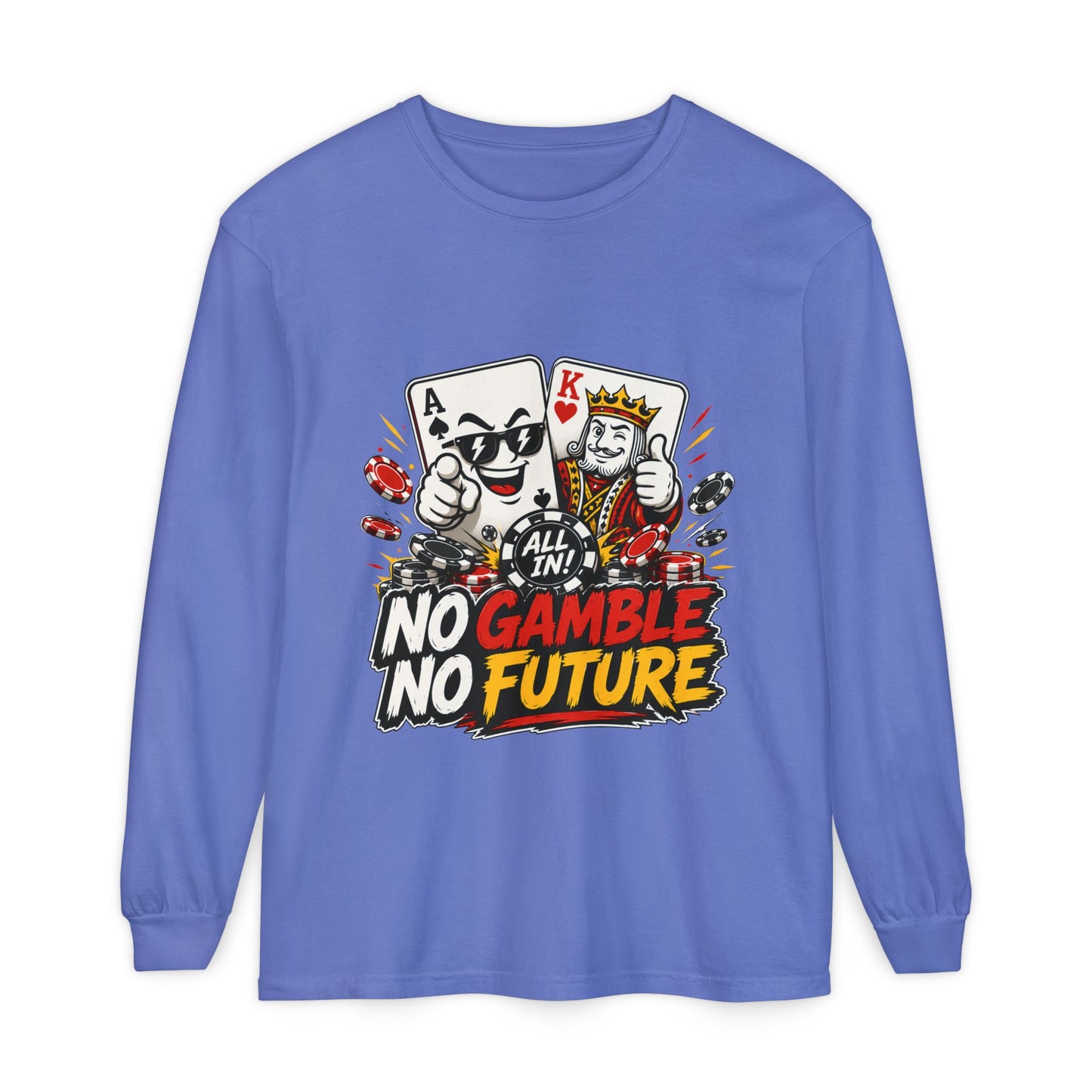 GGC No Gamble No Future | Long Sleeve Shirt