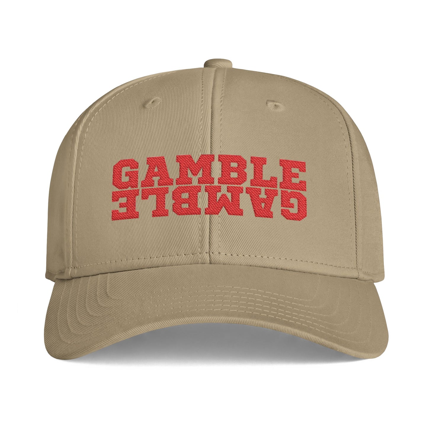 GGC [RED Gamble Gamble] Poker Hat — Structured Snapback