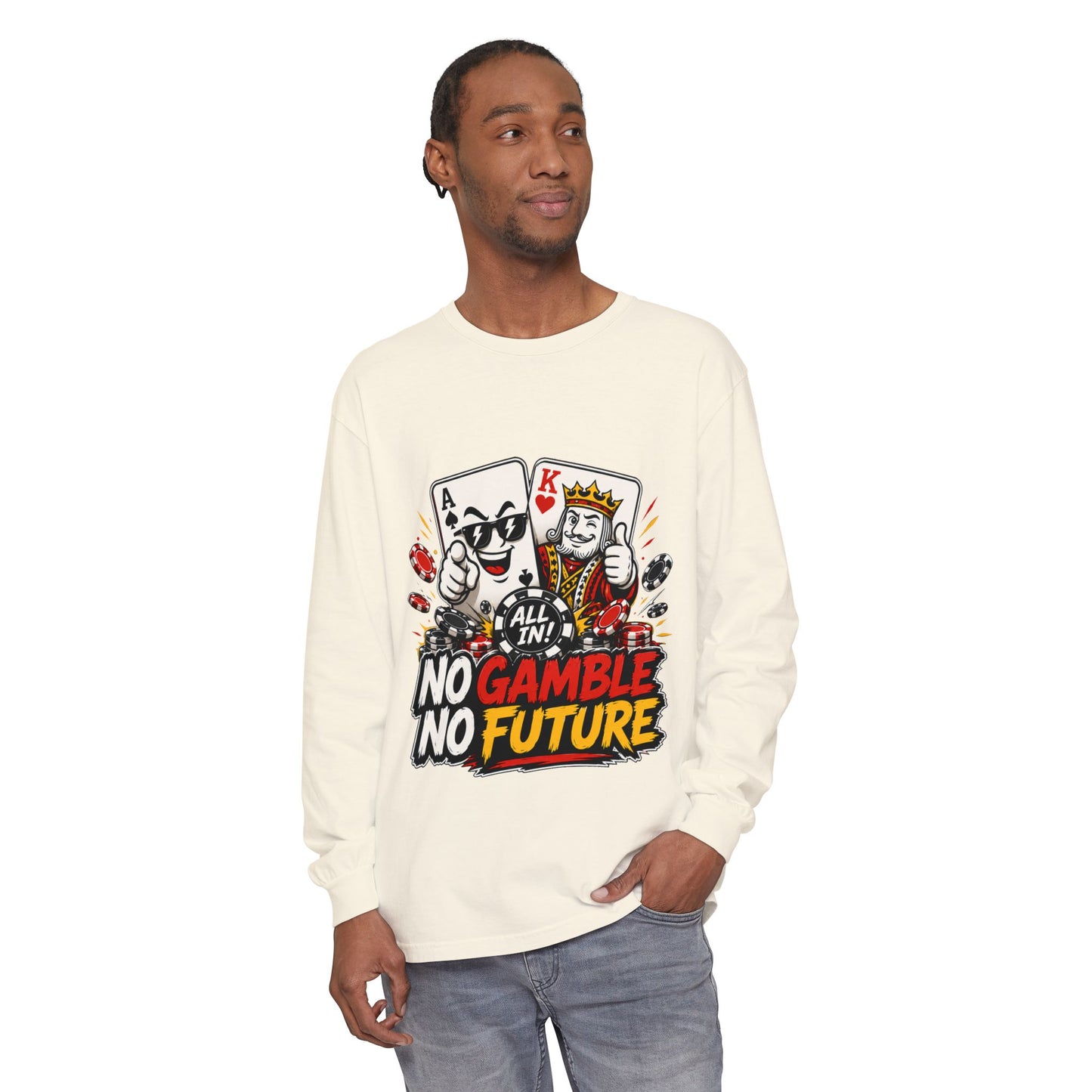 GGC No Gamble No Future | Long Sleeve Shirt
