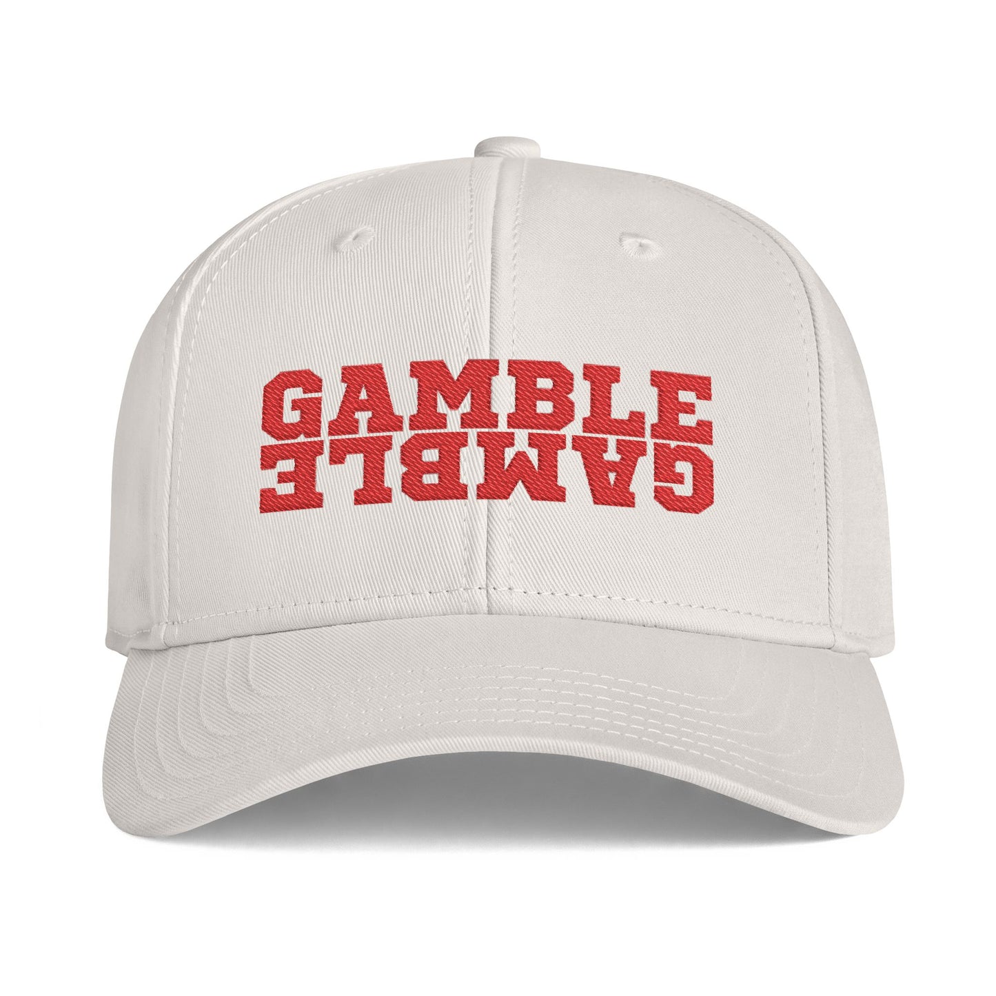 GGC [RED Gamble Gamble] Poker Hat — Structured Snapback