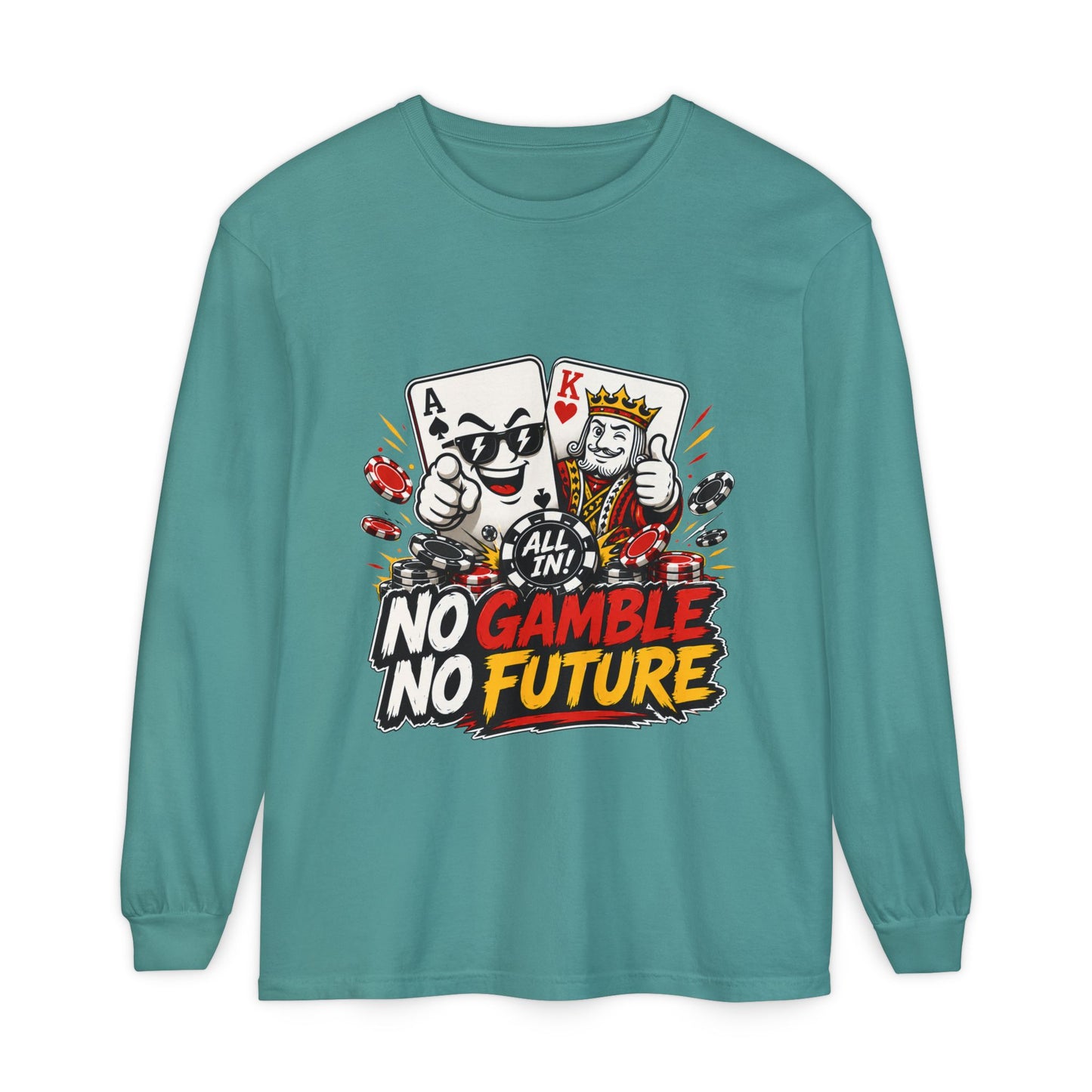 GGC No Gamble No Future | Long Sleeve Shirt