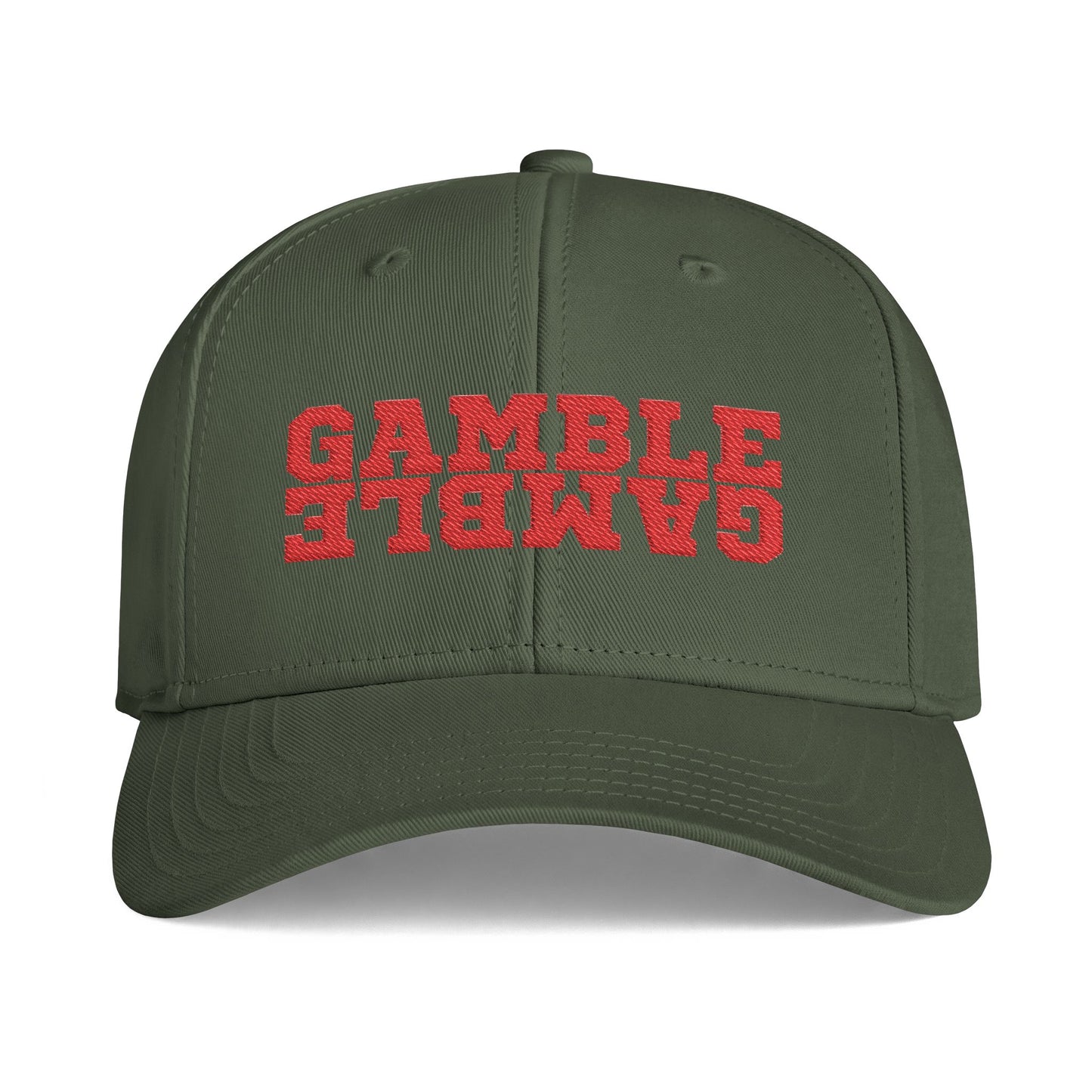 GGC [RED Gamble Gamble] Poker Hat — Structured Snapback