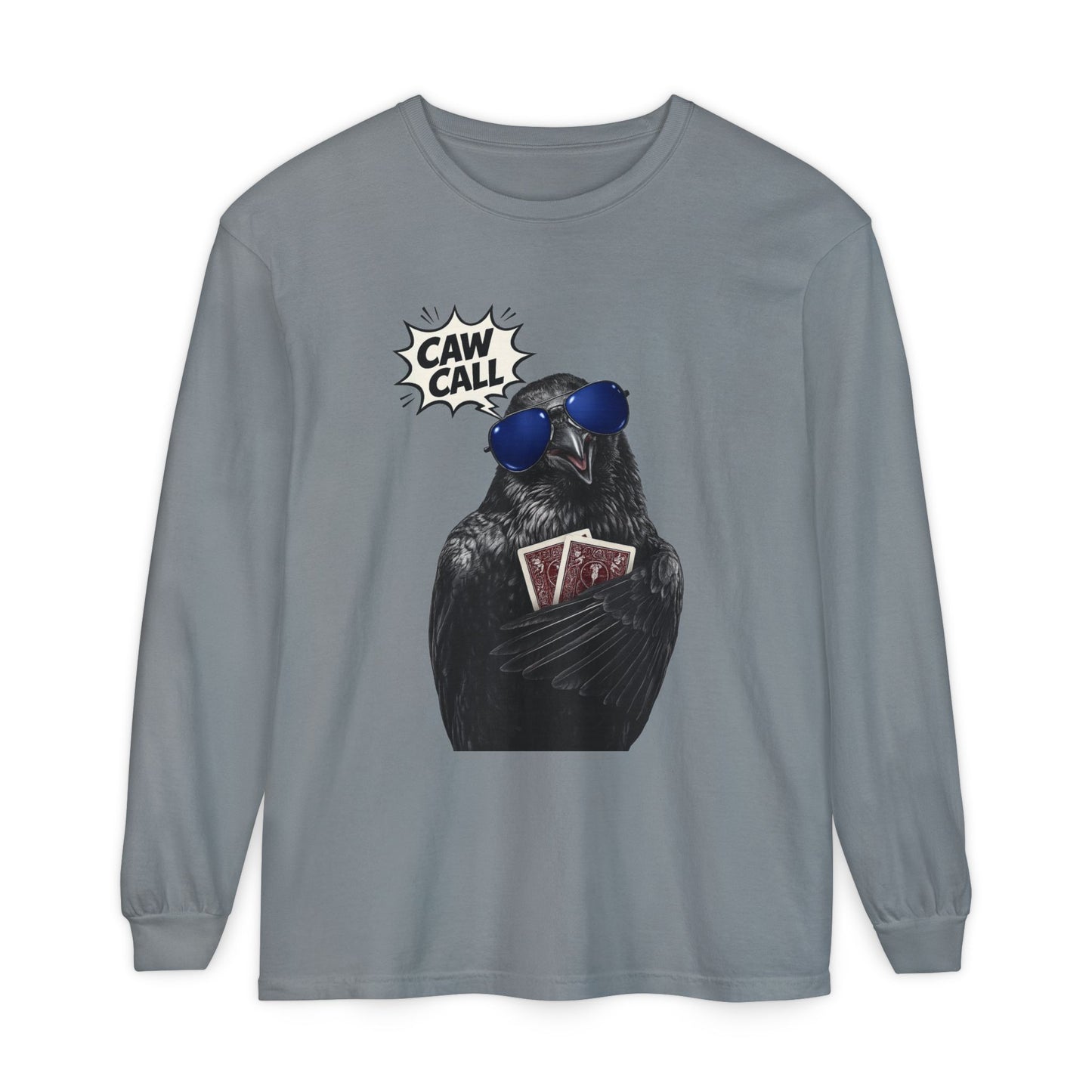 GGC Caw Call Crow Poker Shirt | Long Sleeve Shirt