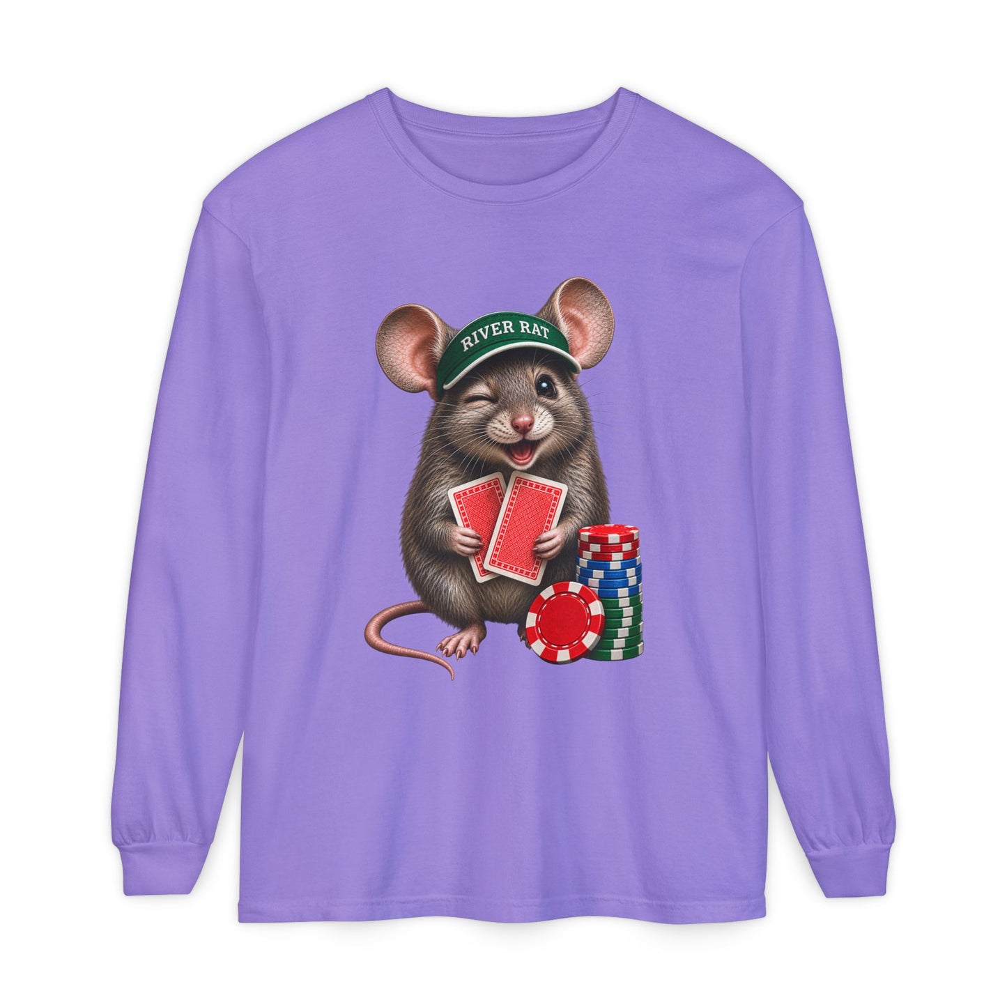 GGC [River Rat] Poker Shirt — Long Sleeve Shirt