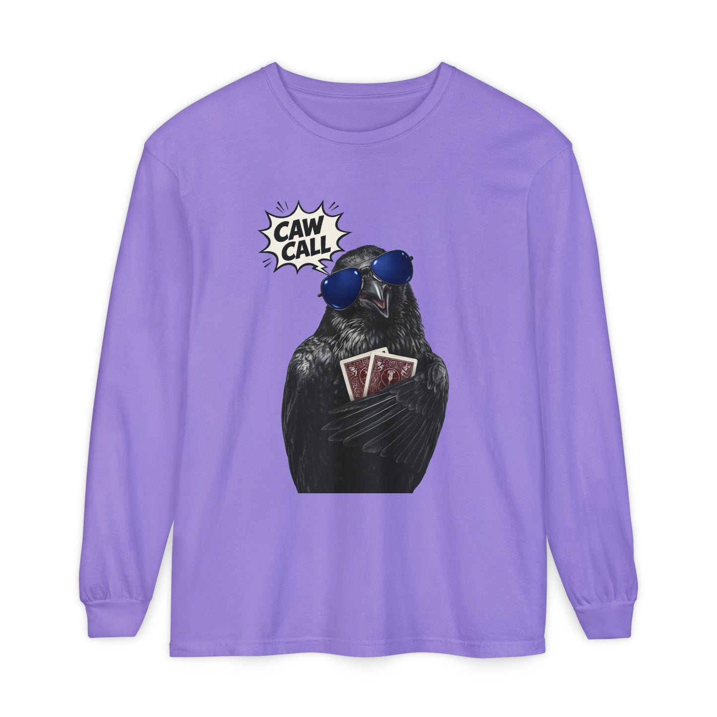GGC Caw Call Crow Poker Shirt | Long Sleeve Shirt