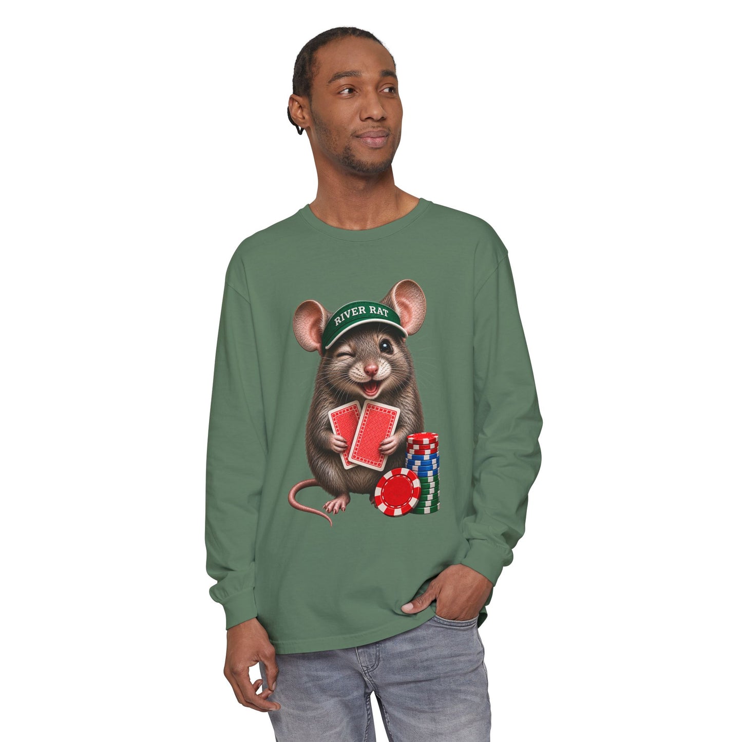 GGC [River Rat] Poker Shirt — Long Sleeve Shirt