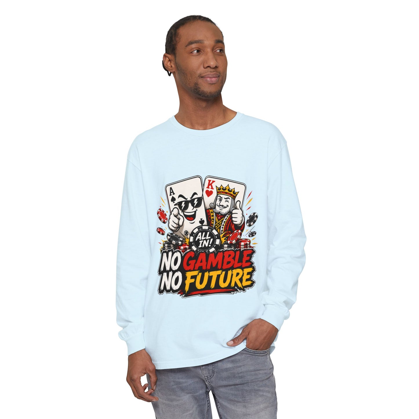 GGC No Gamble No Future | Long Sleeve Shirt