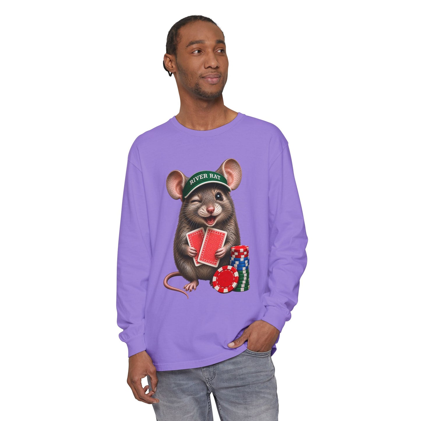 GGC [River Rat] Poker Shirt — Long Sleeve Shirt