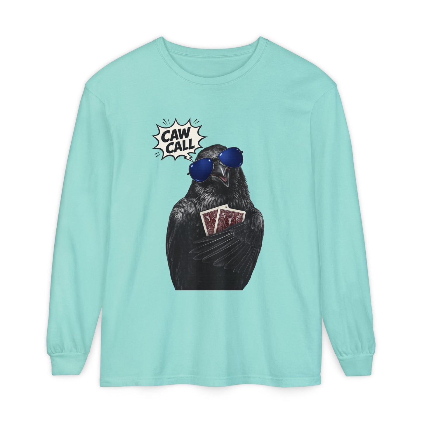 GGC Caw Call Crow Poker Shirt | Long Sleeve Shirt