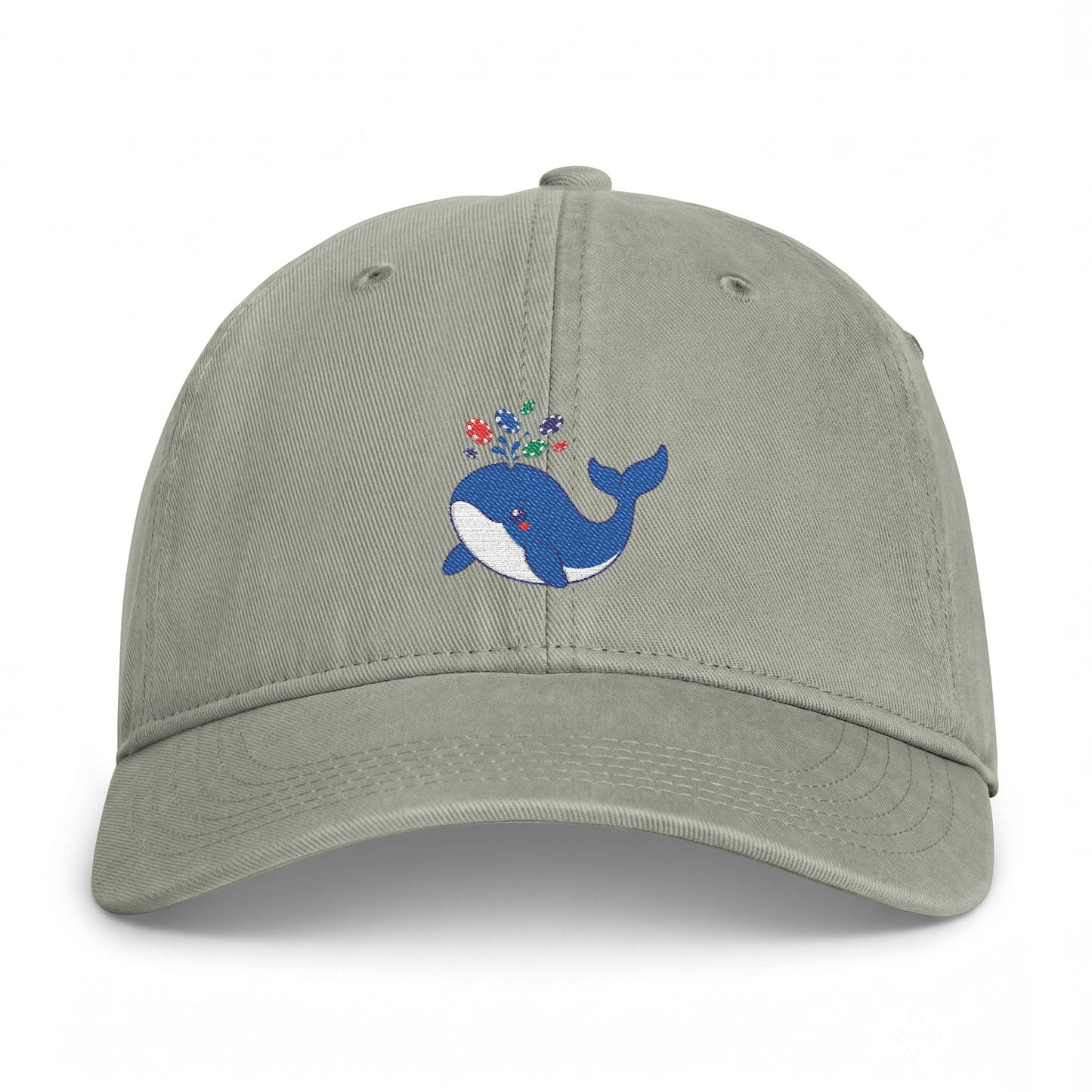 GGC Poker Whale Cap | Washed Coastal Dad Hat