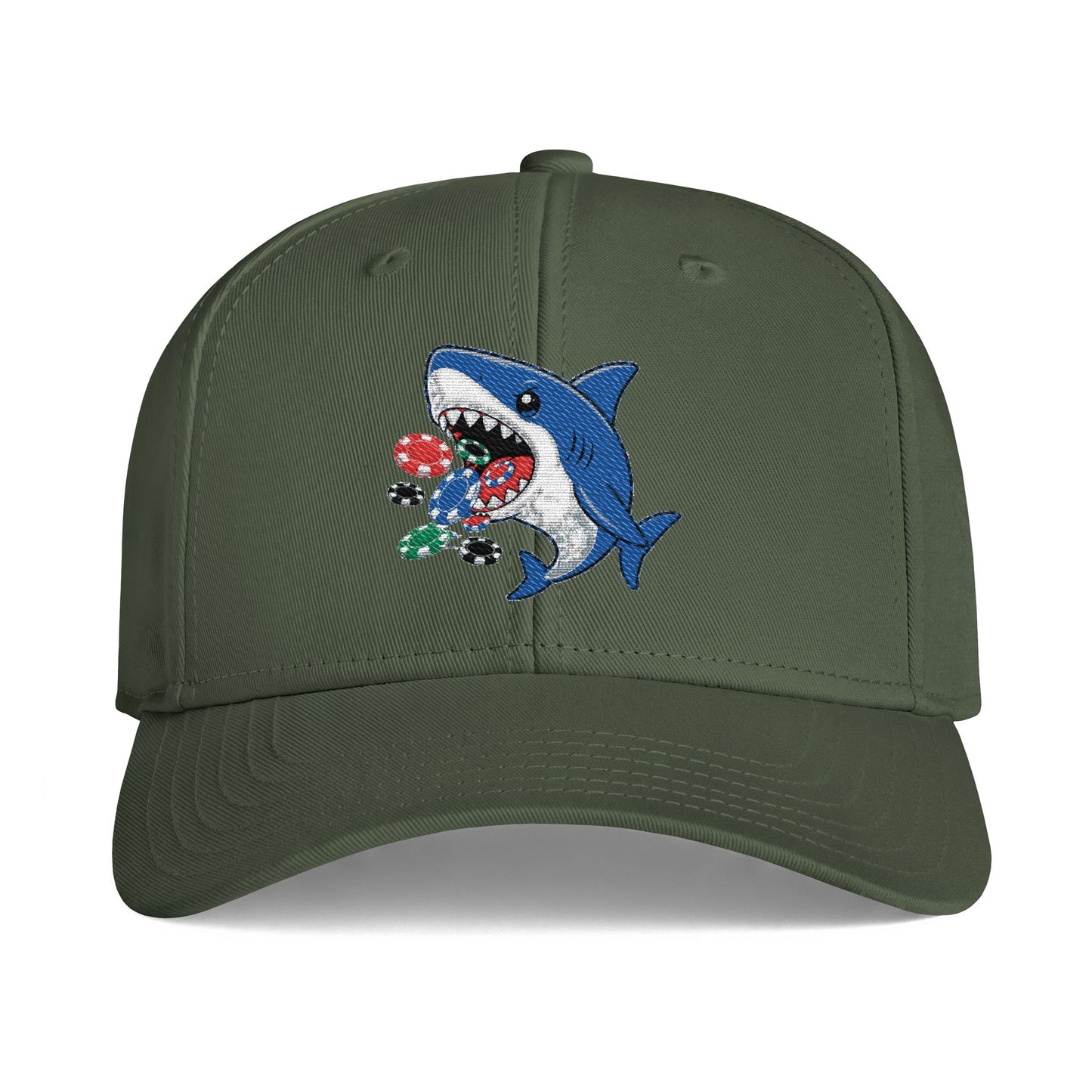 GGC [Poker Shark] Poker Hat — Structured Snapback