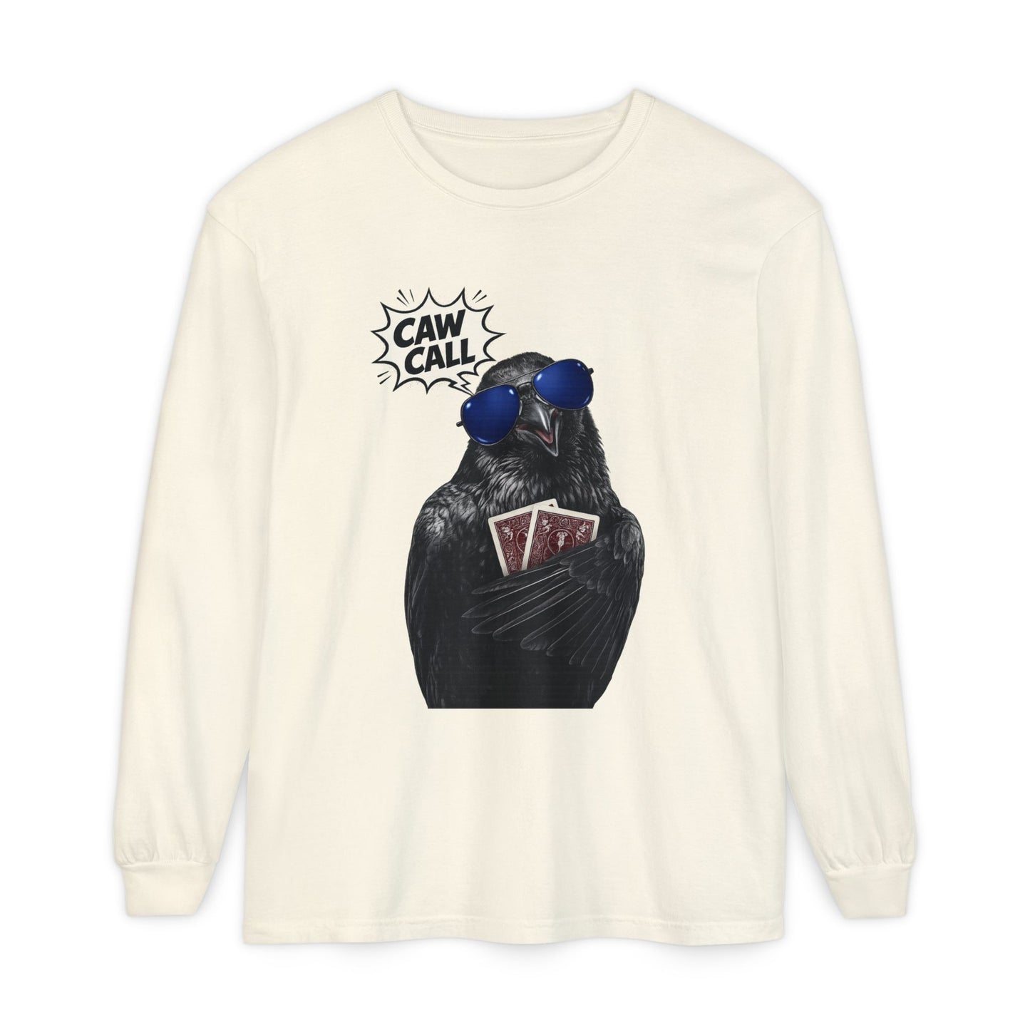 GGC Caw Call Crow Poker Shirt | Long Sleeve Shirt