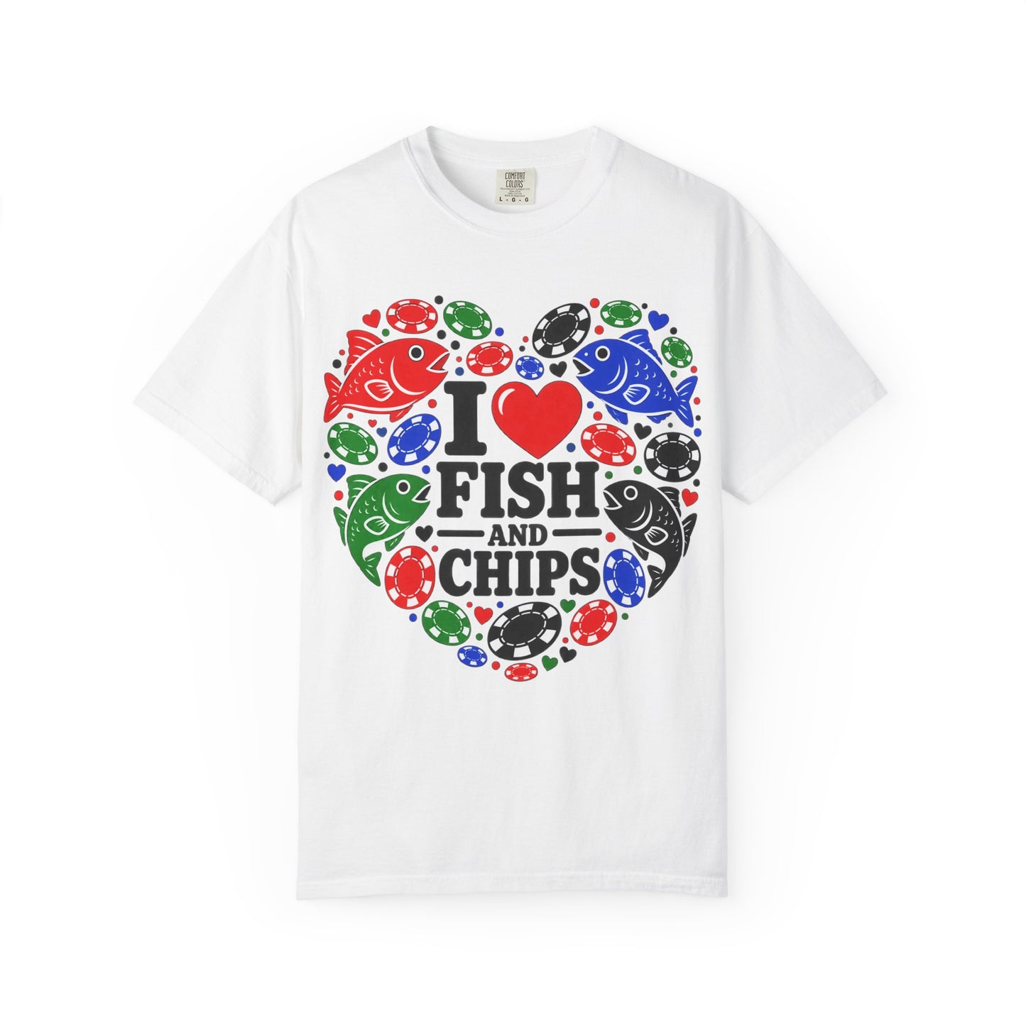 GGC [I Love Fish & Chips] Poker Shirt — T-Shirt