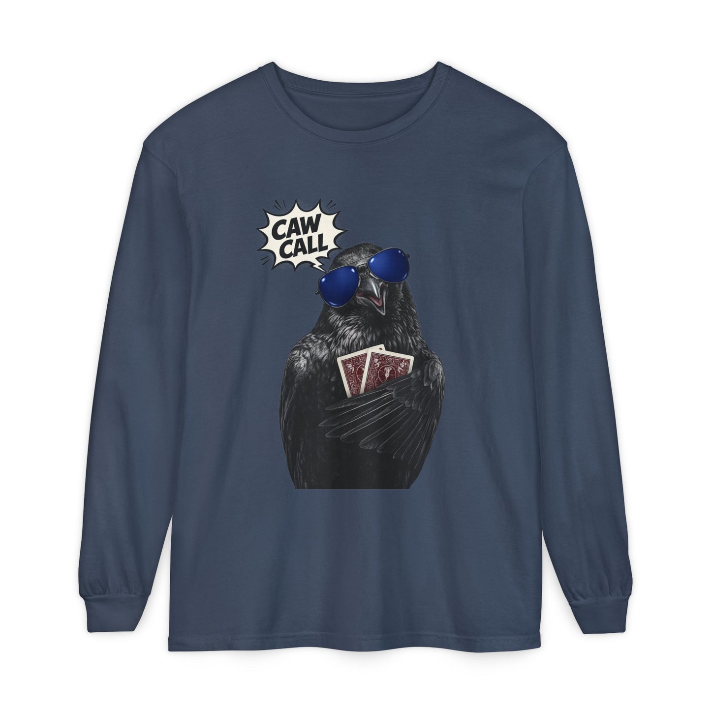 GGC Caw Call Crow Poker Shirt | Long Sleeve Shirt