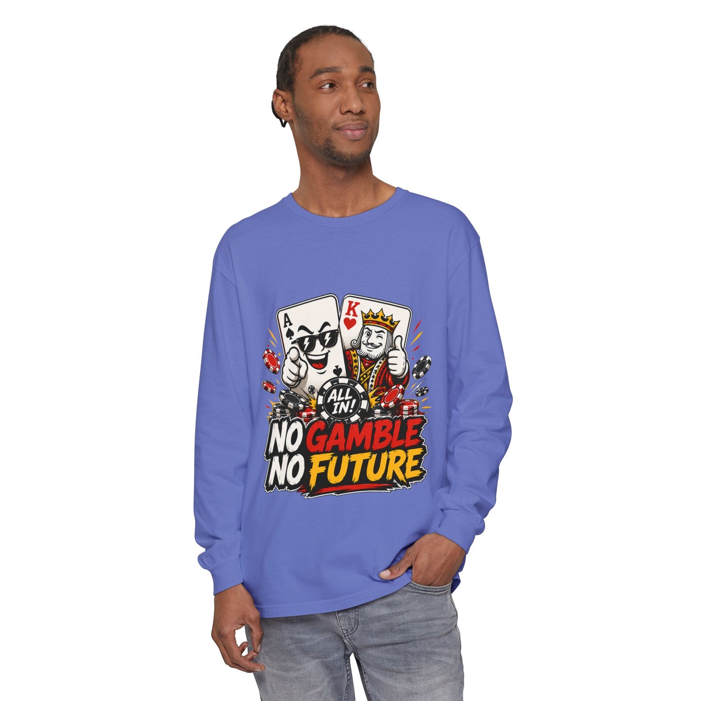 GGC No Gamble No Future | Long Sleeve Shirt
