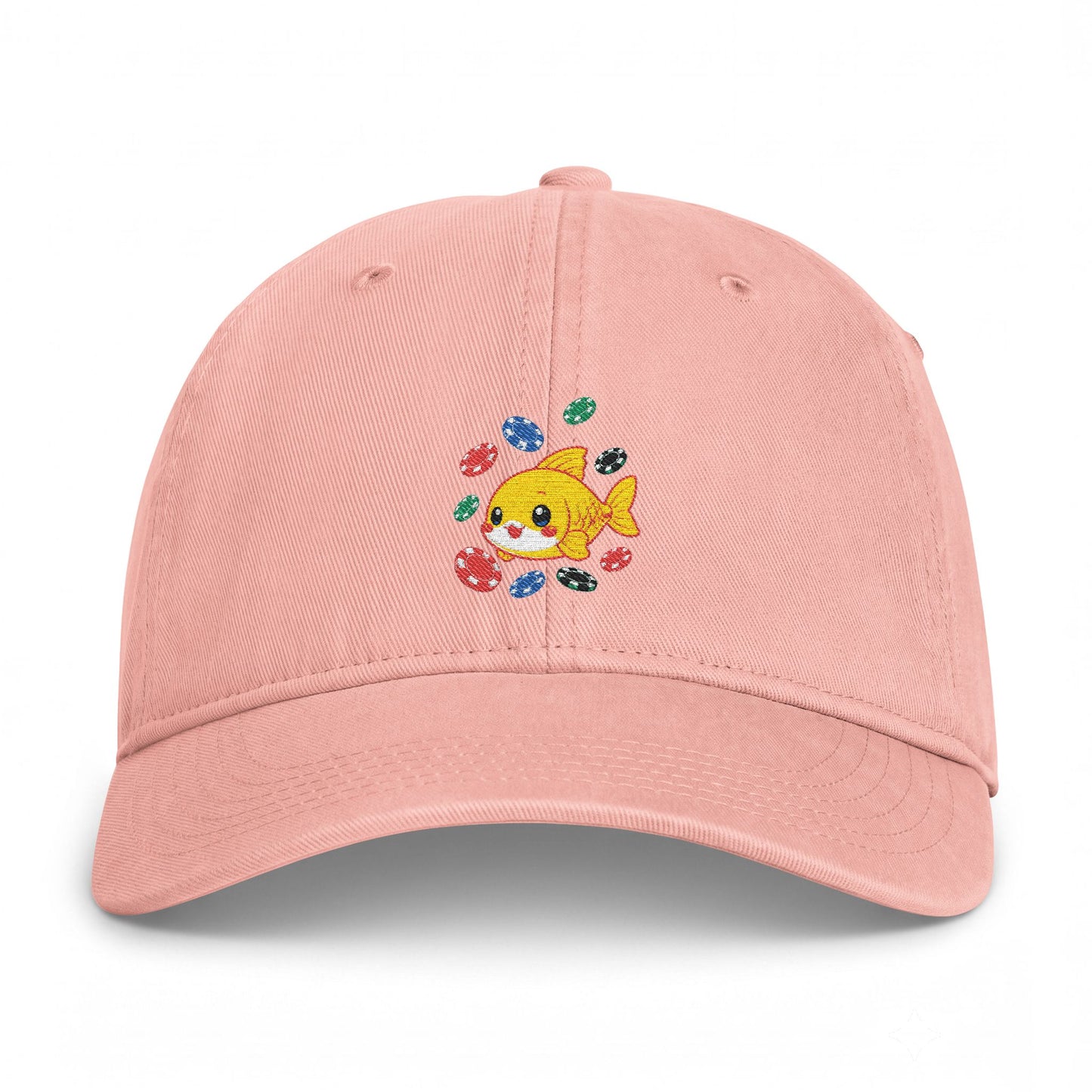 GGC Poker Fish Cap | Washed Coastal Dad Hat