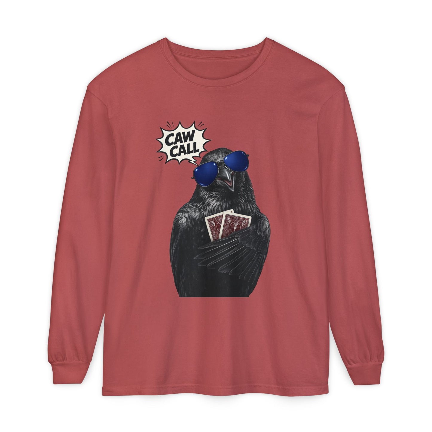 GGC Caw Call Crow Poker Shirt | Long Sleeve Shirt