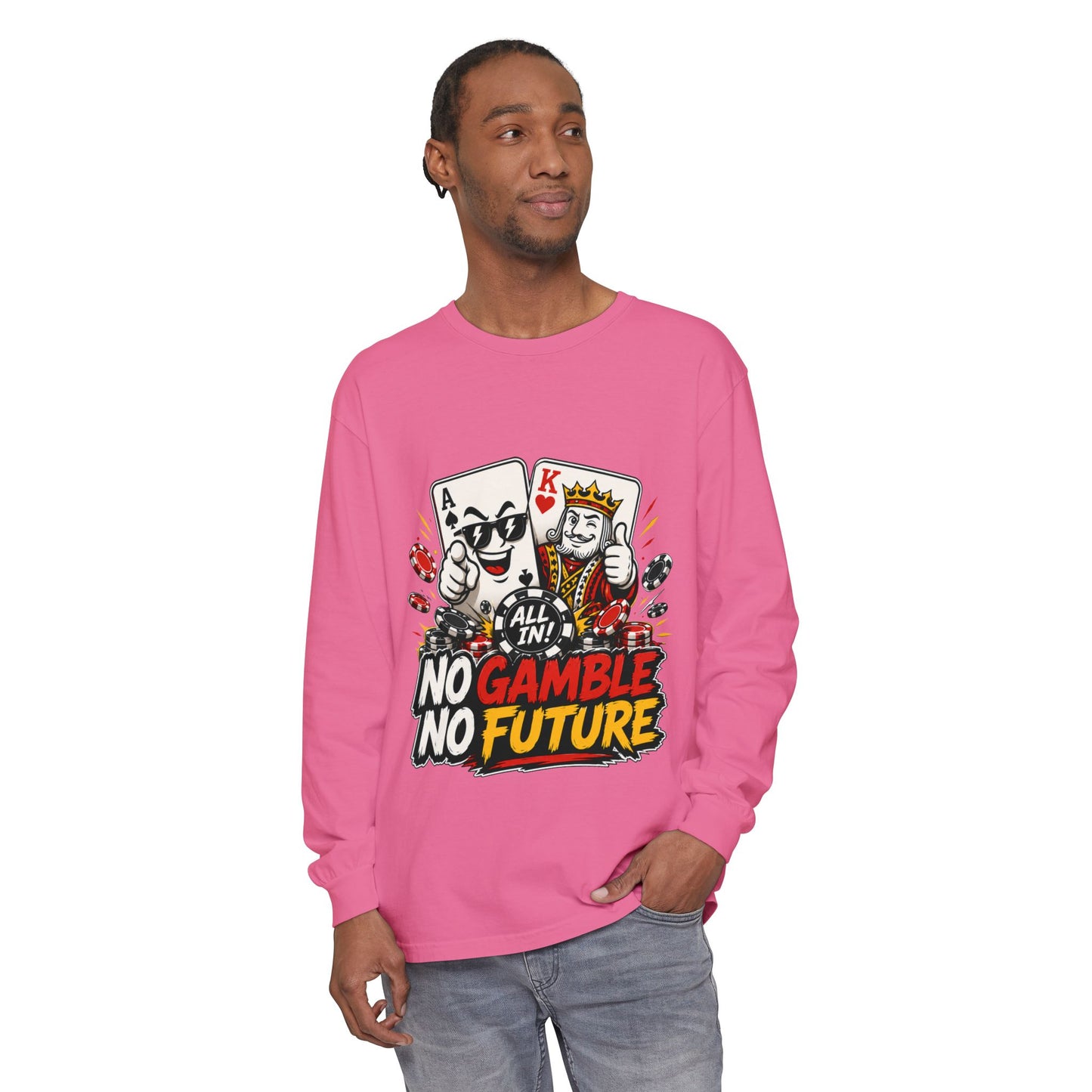 GGC No Gamble No Future | Long Sleeve Shirt