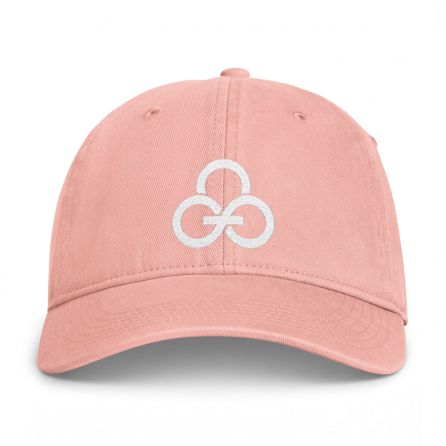 GGC White Logo Cap | Washed Coastal Baseball Hat