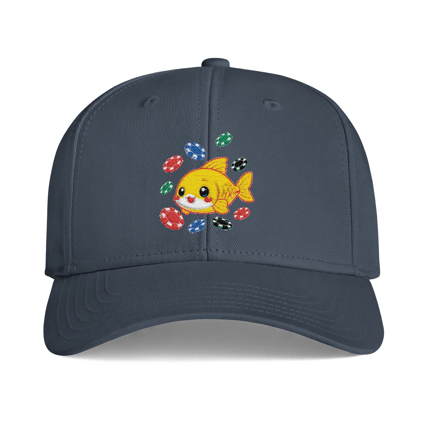 GGC [Poker Fish] Poker Hat — Structured Snapback
