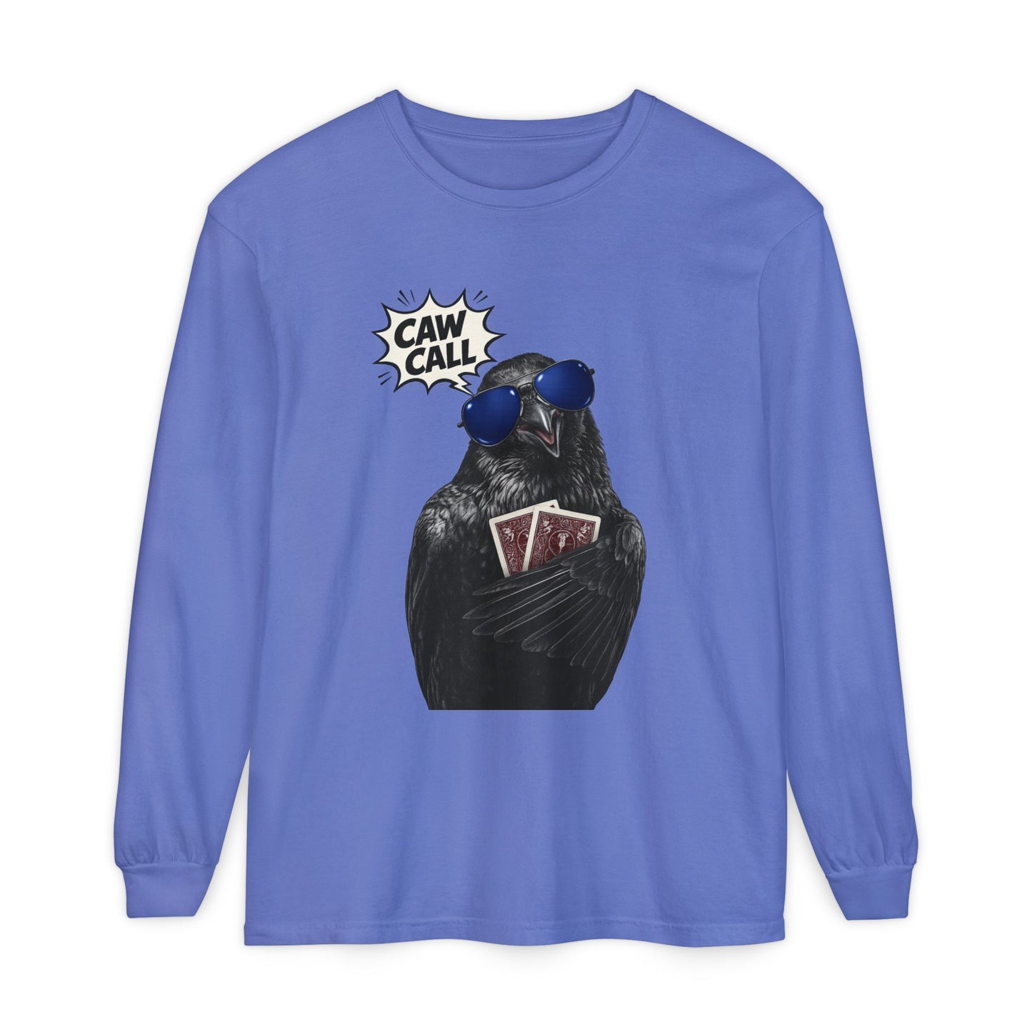 GGC Caw Call Crow Poker Shirt | Long Sleeve Shirt