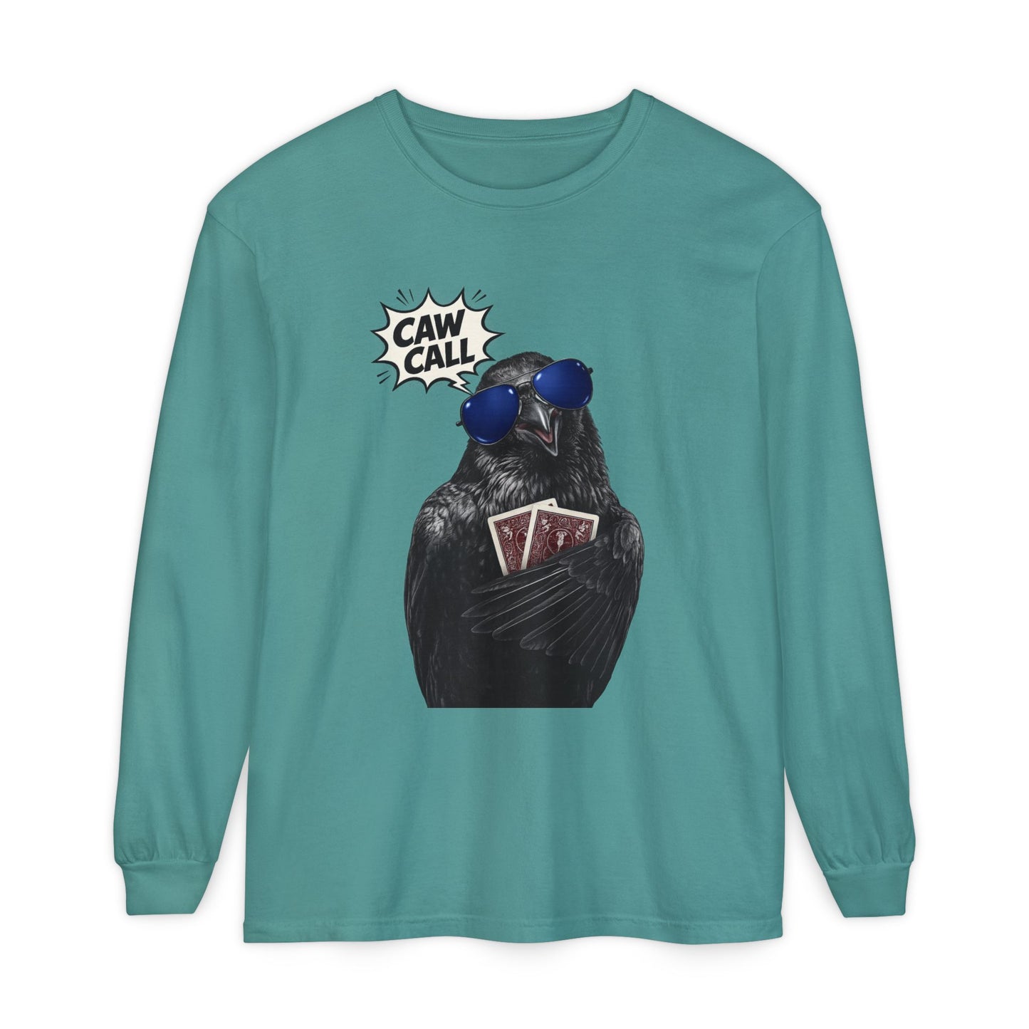 GGC Caw Call Crow Poker Shirt | Long Sleeve Shirt