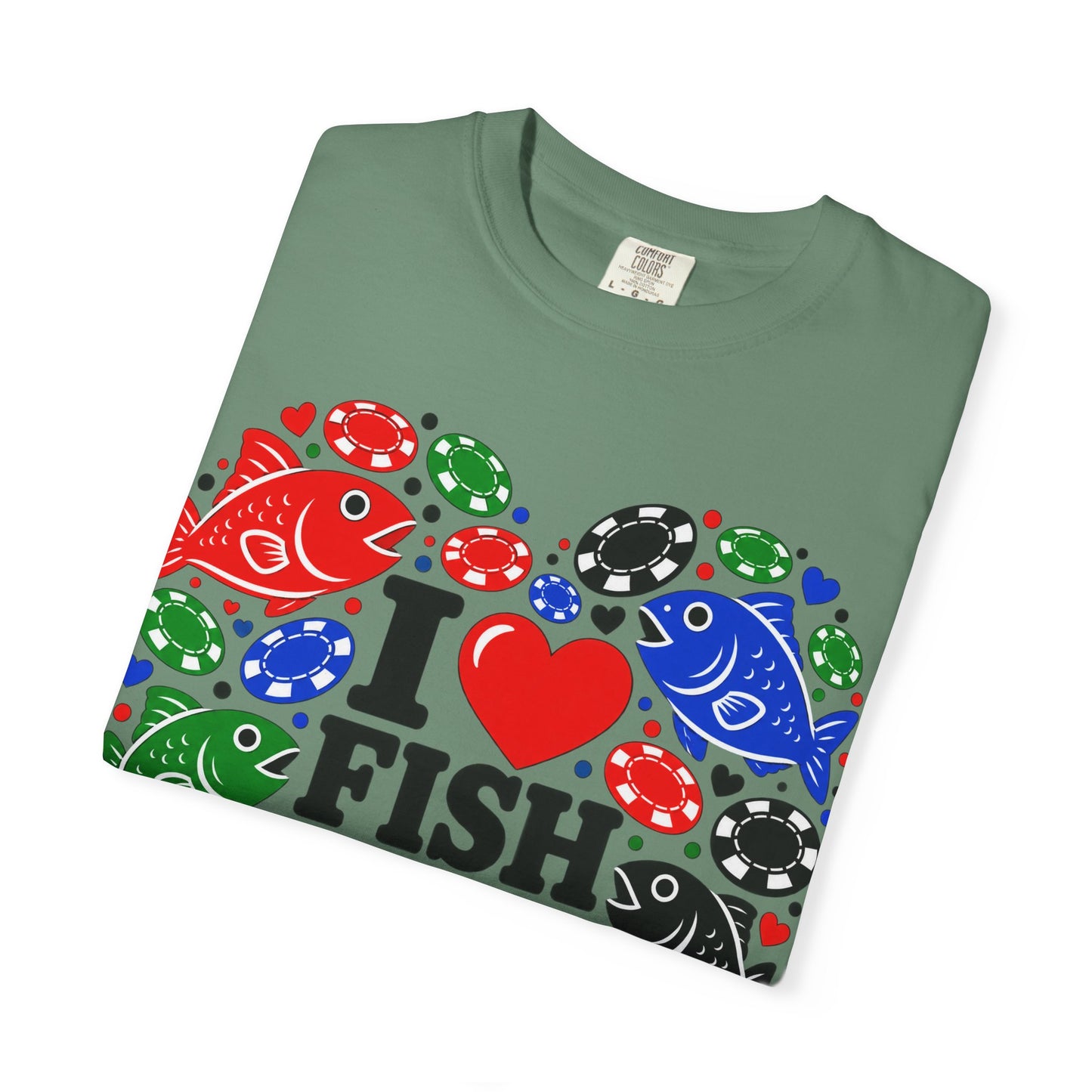 GGC [I Love Fish & Chips] Poker Shirt — T-Shirt