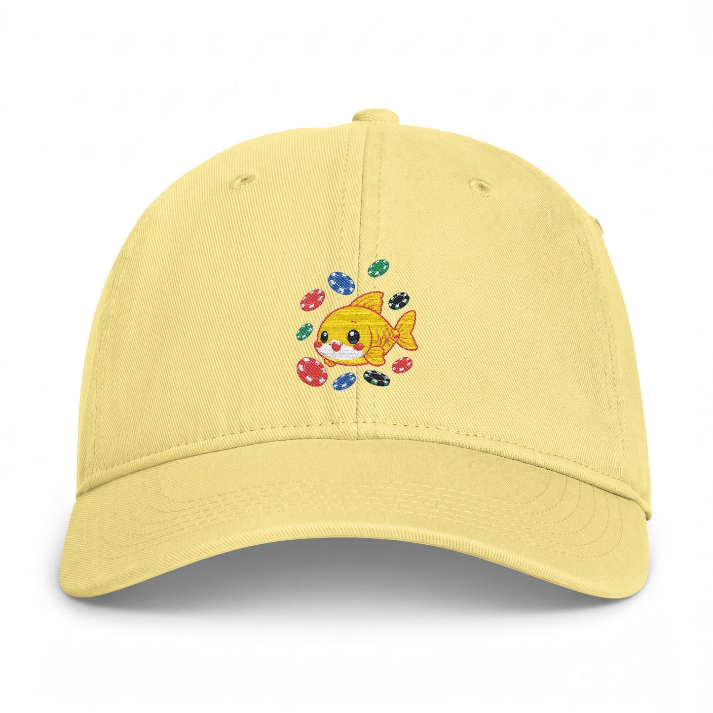 GGC Poker Fish Cap | Washed Coastal Dad Hat