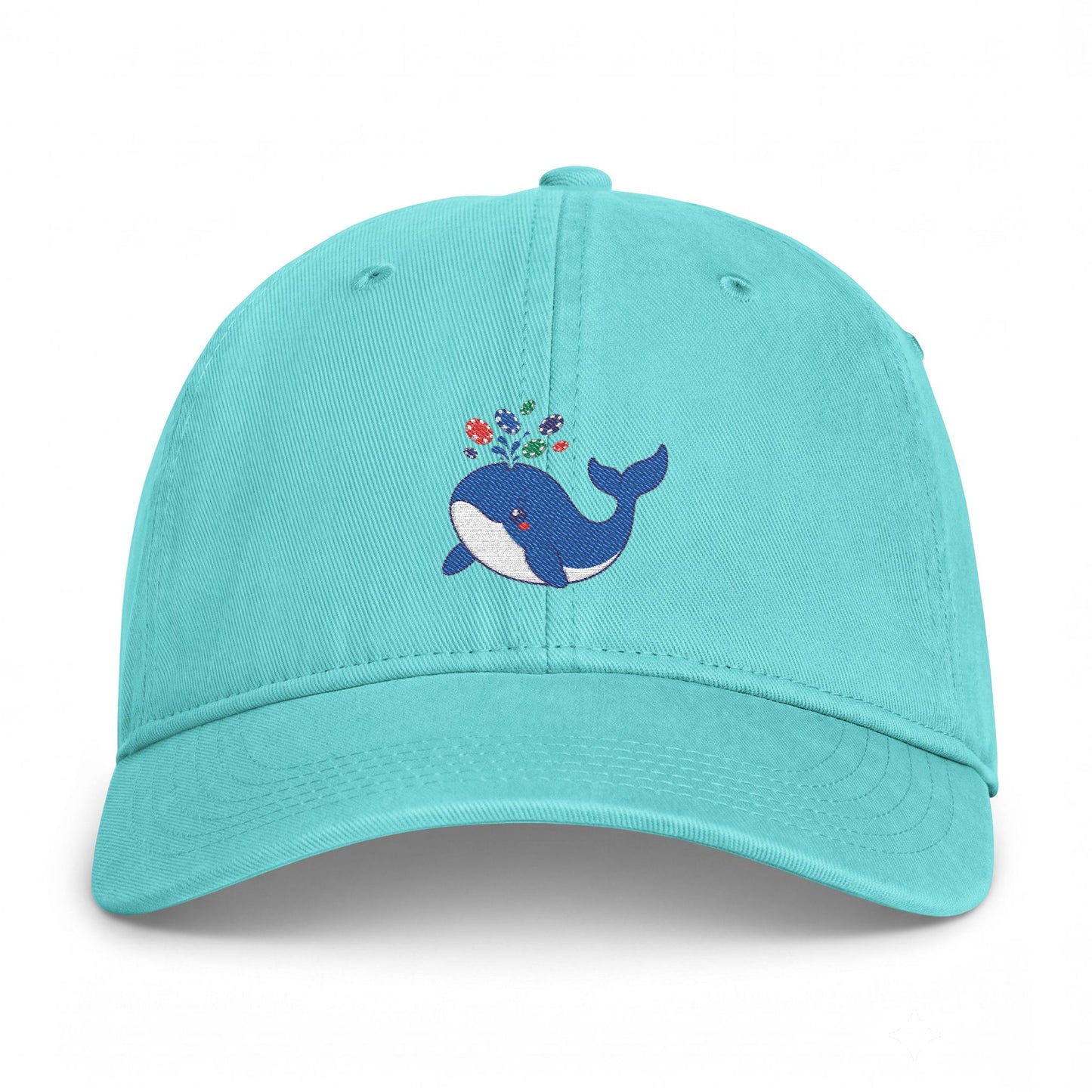 GGC Poker Whale Cap | Washed Coastal Dad Hat
