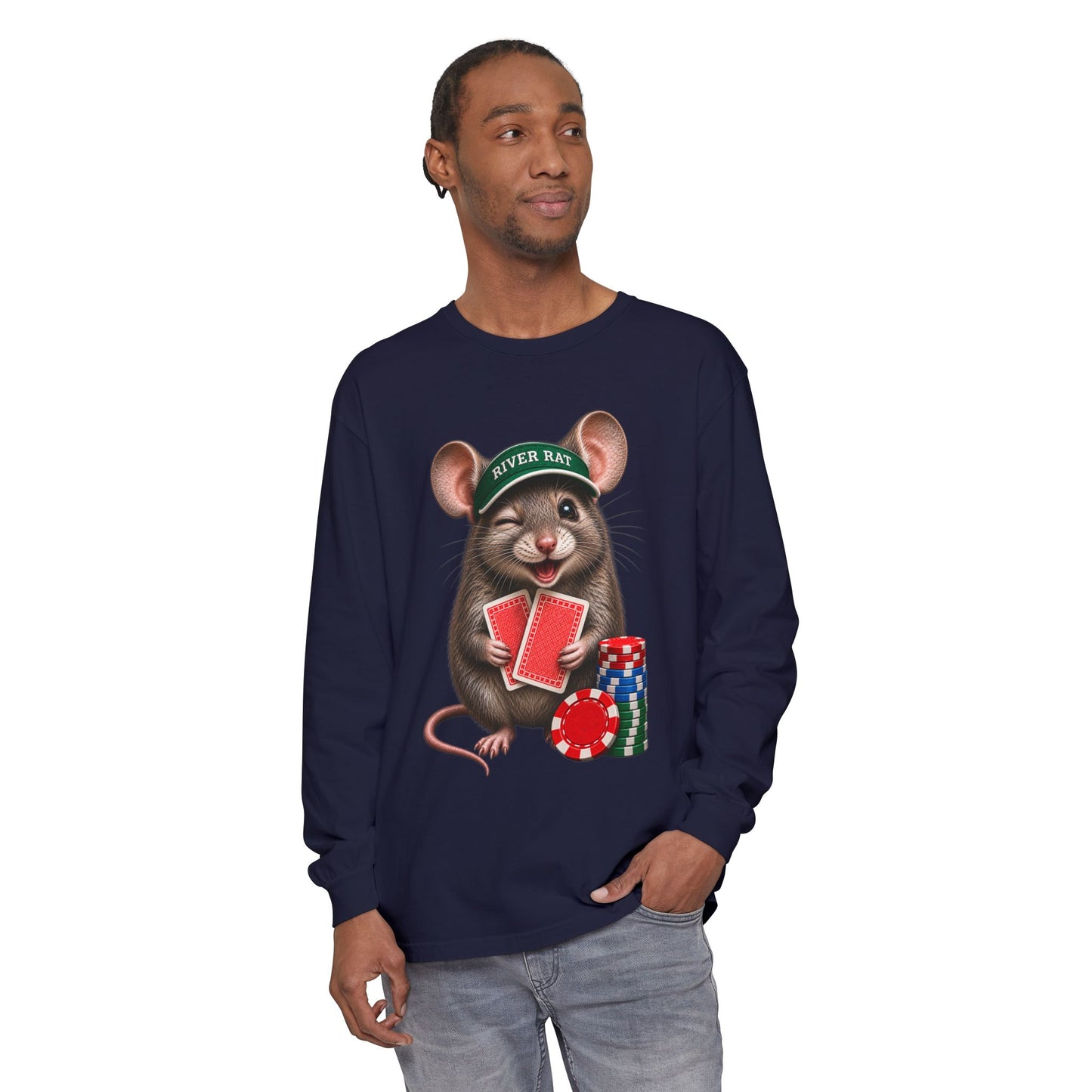 GGC [River Rat] Poker Shirt — Long Sleeve Shirt